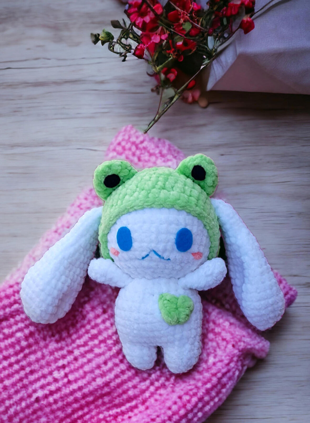 Amigurumi Cinnamoroll Örme Oyuncak