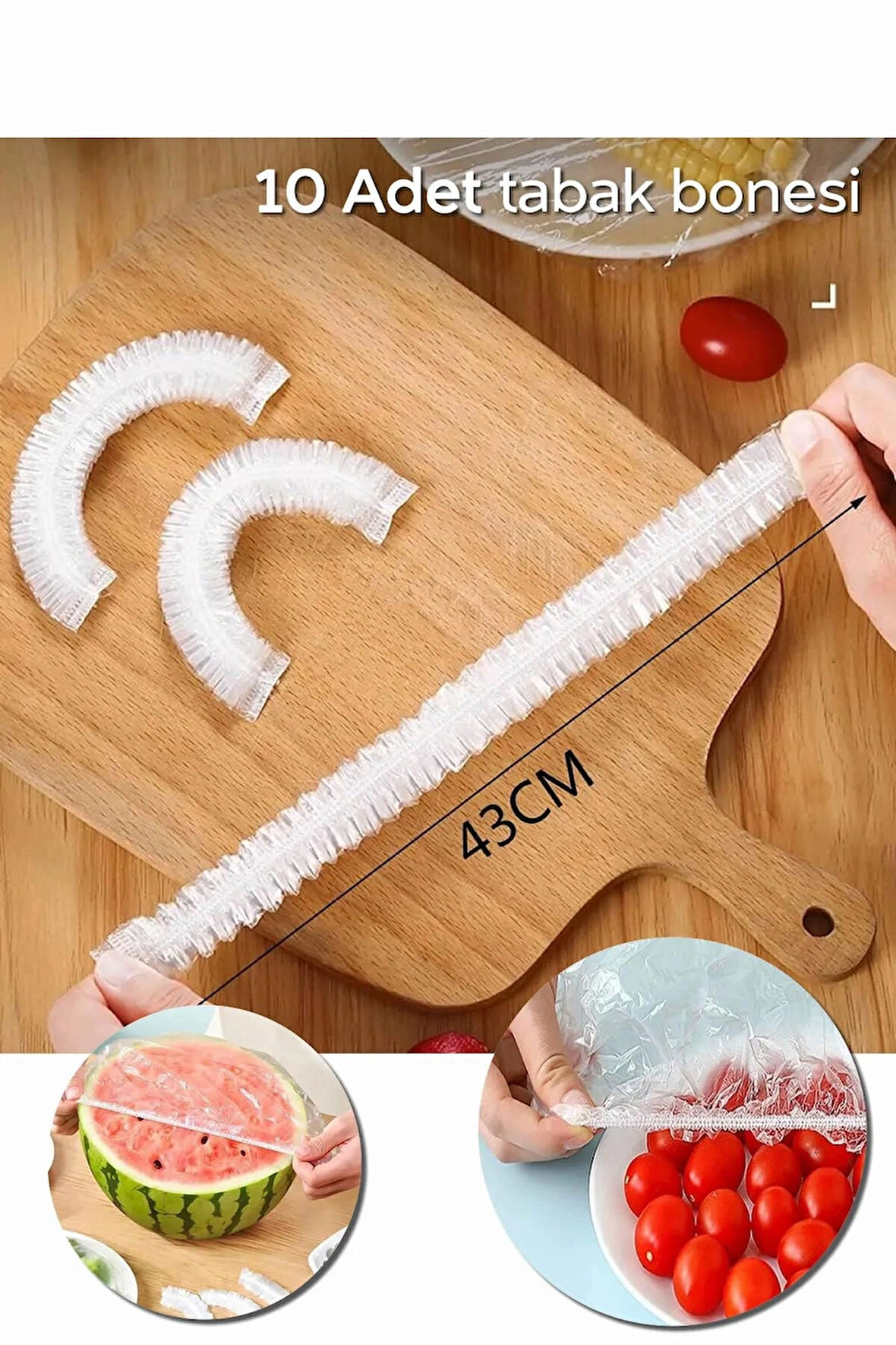 10 Adet Tazeliği Koruyan Tencere Tava Bonesi | Tazeliği koruyan torba