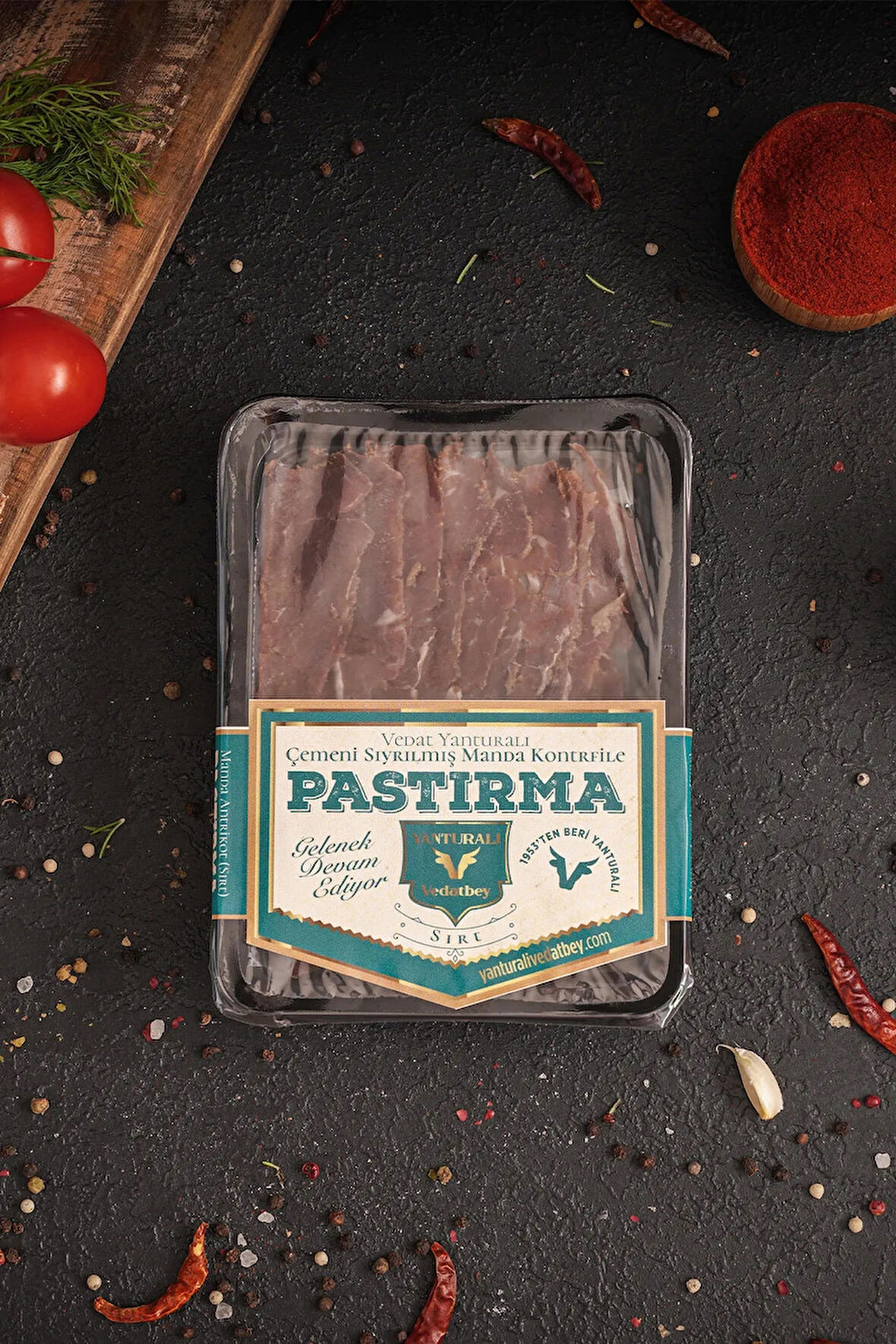 MANDA KONTRFİLE PASTIRMA 2*100g