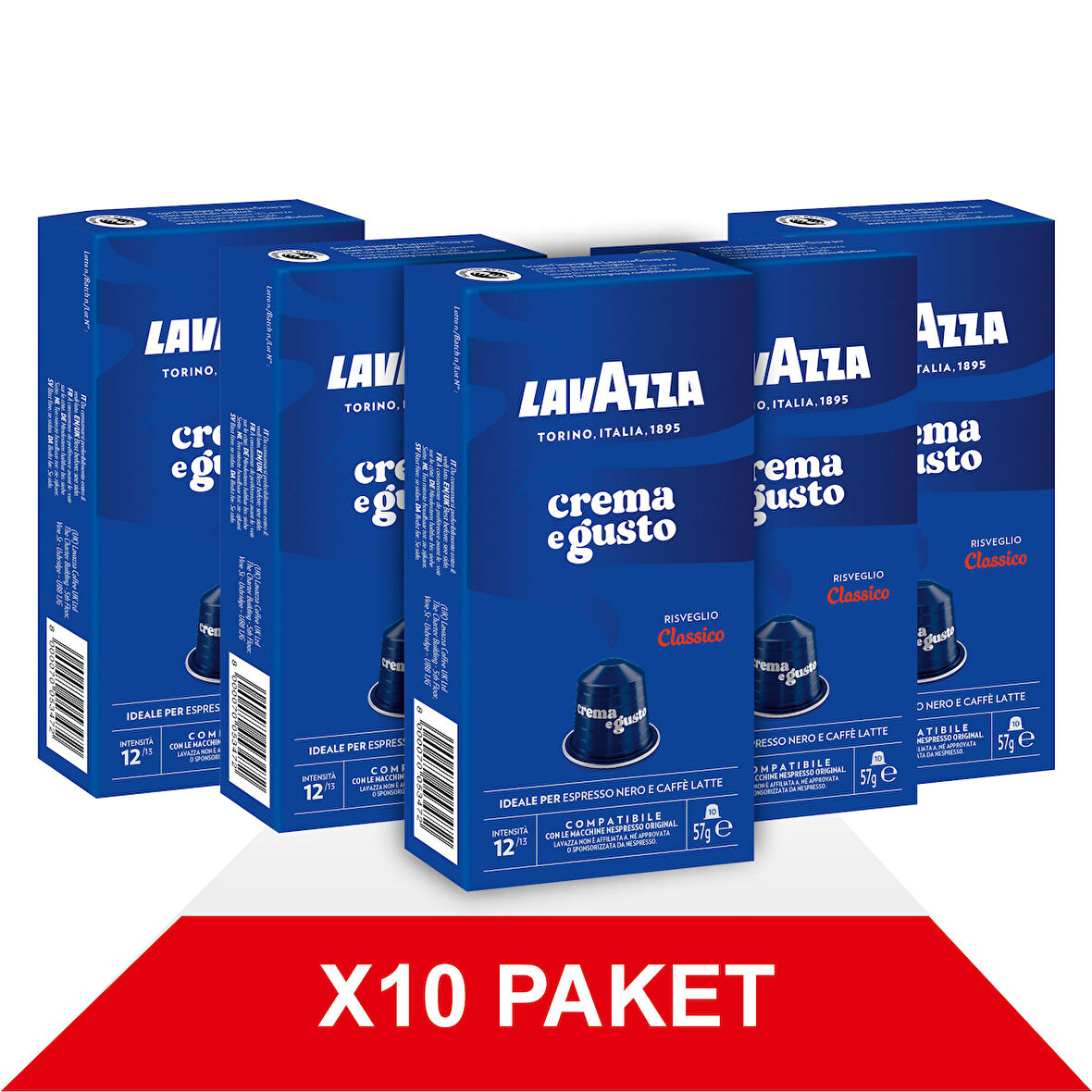 Crema e Gusto 56gr Nespresso® Uyumlu Alüminyum Kapsül x10