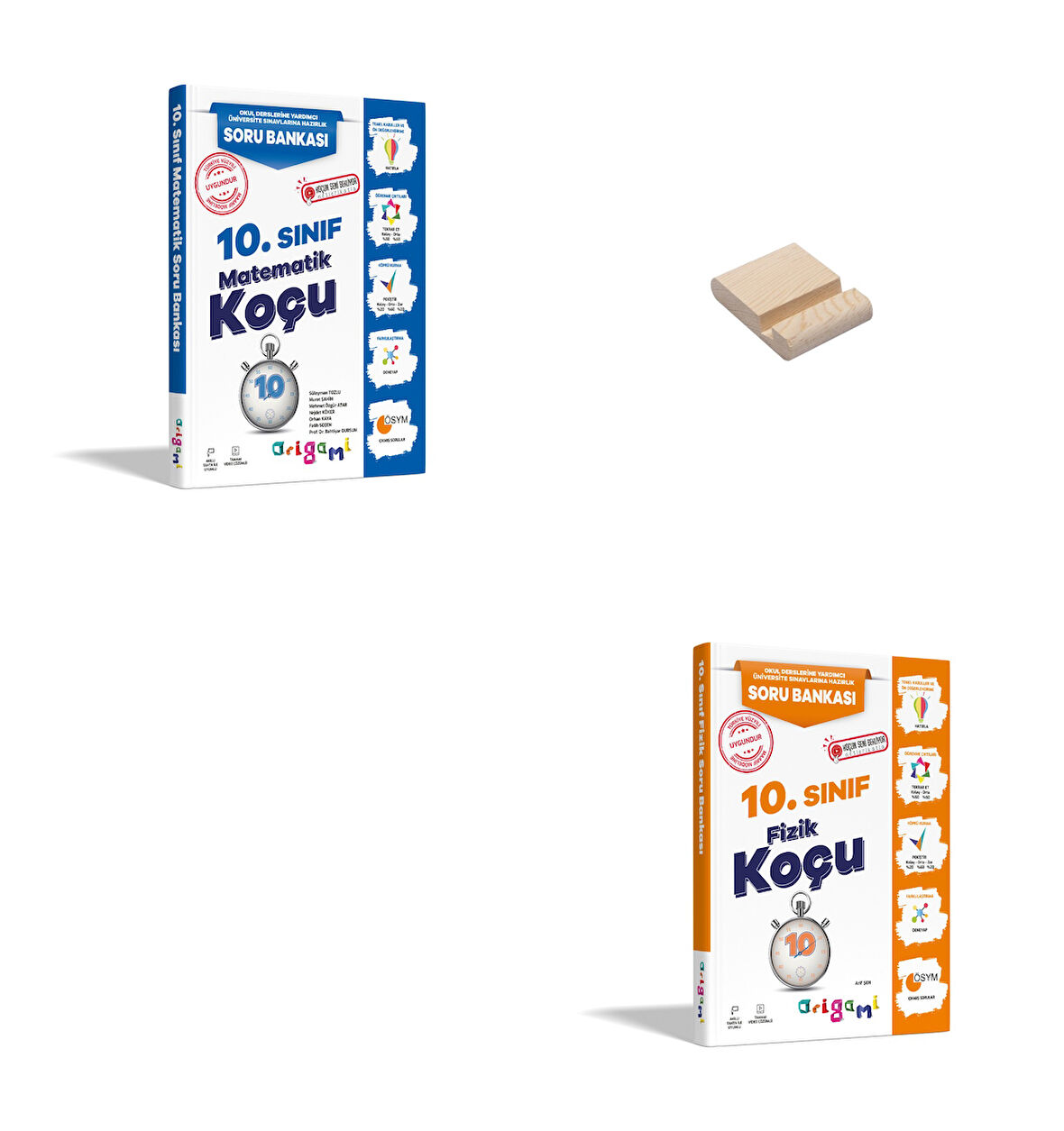 ORİGAMİ 10. Sınıf Matematik ve Fizik Soru Bankası + Telefon Standı