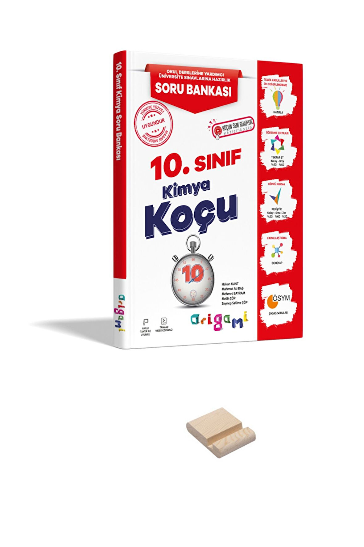 ORİGAMİ 10. Sınıf Kİmya Soru Bankası + Telefon Standı