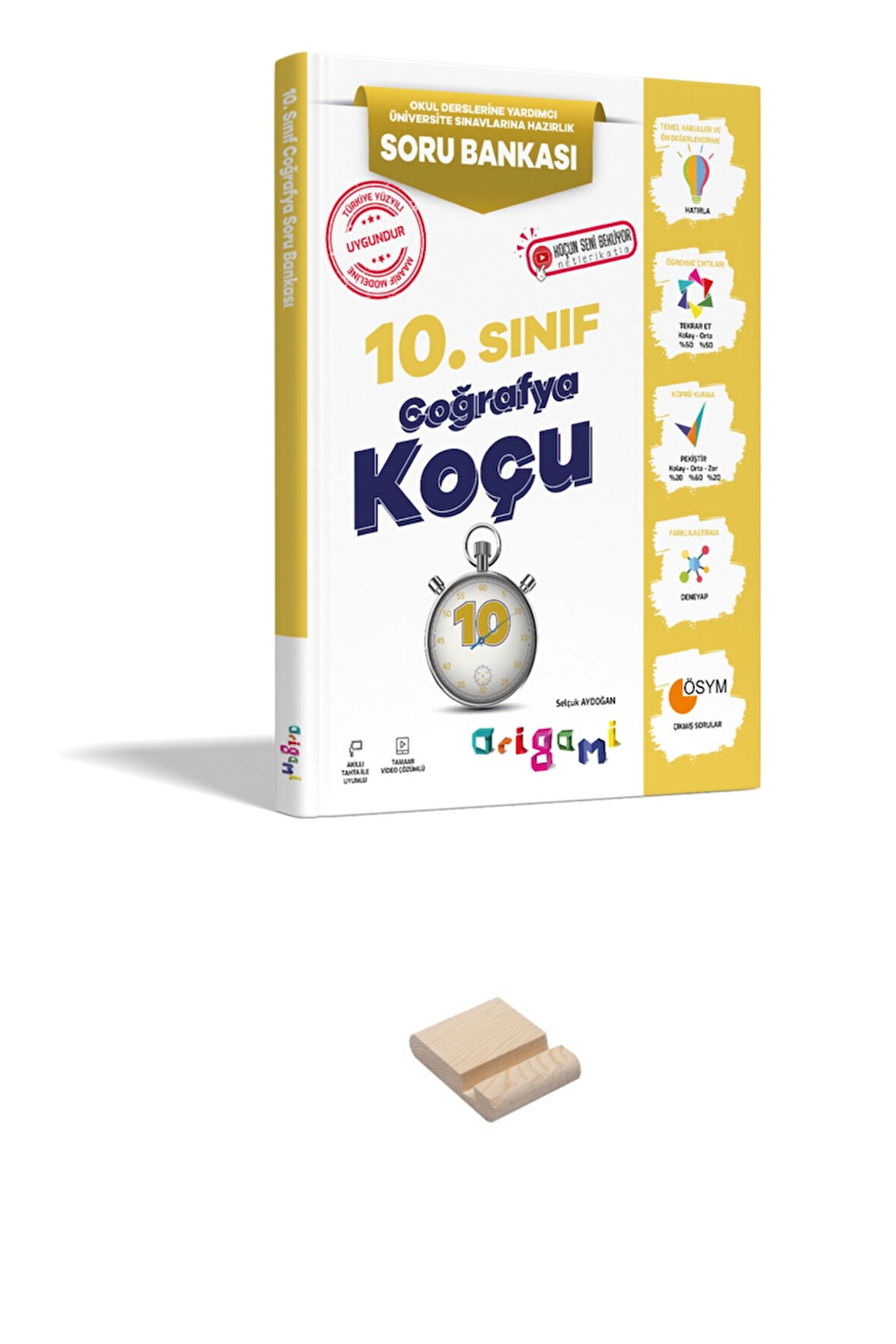 ORİGAMİ 10. Sınıf Coğrafya Soru Bankası + Telefon Standı