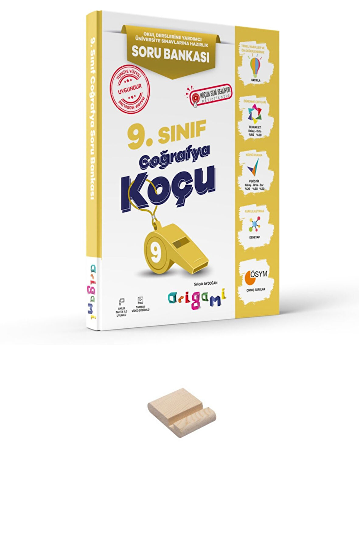 ORİGAMİ 9. Sınıf Coğrafya Soru Bankası + Telefon Standı