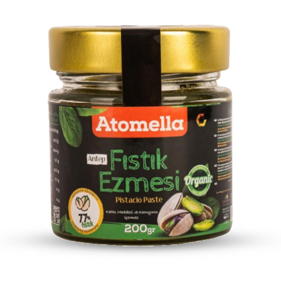 Antep Fıstık Ezmesi (Organik) 200 gr.
