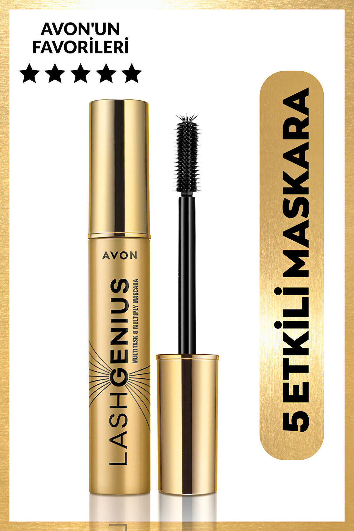 Avon True Lash Genius Maskara 10 Ml. Blackest Black