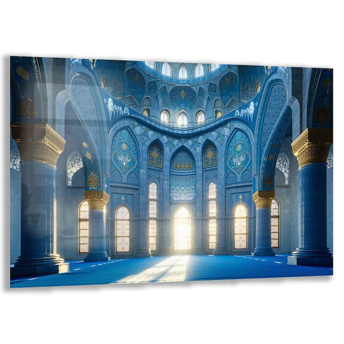 Doğa Manzaralı Cam Tablo - İstanbul - Yatay Motif 02-041