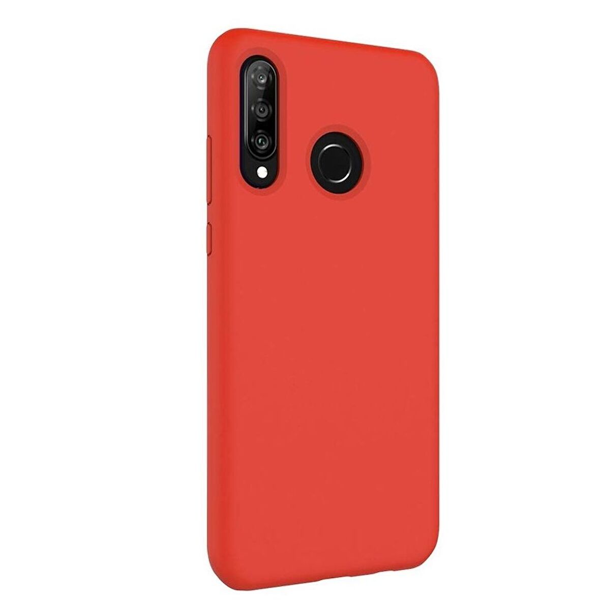 Smcase Huawei P30 Lite Soft Touch Silikon Kılıf  Nano Ekran Koruyucu