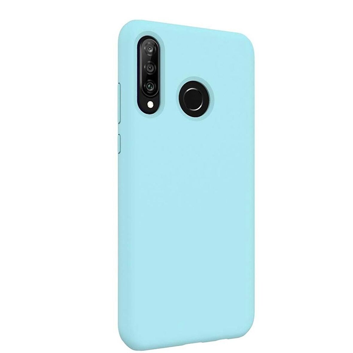 Smcase Huawei P30 Lite Soft Touch Silikon Kılıf  Nano Ekran Koruyucu