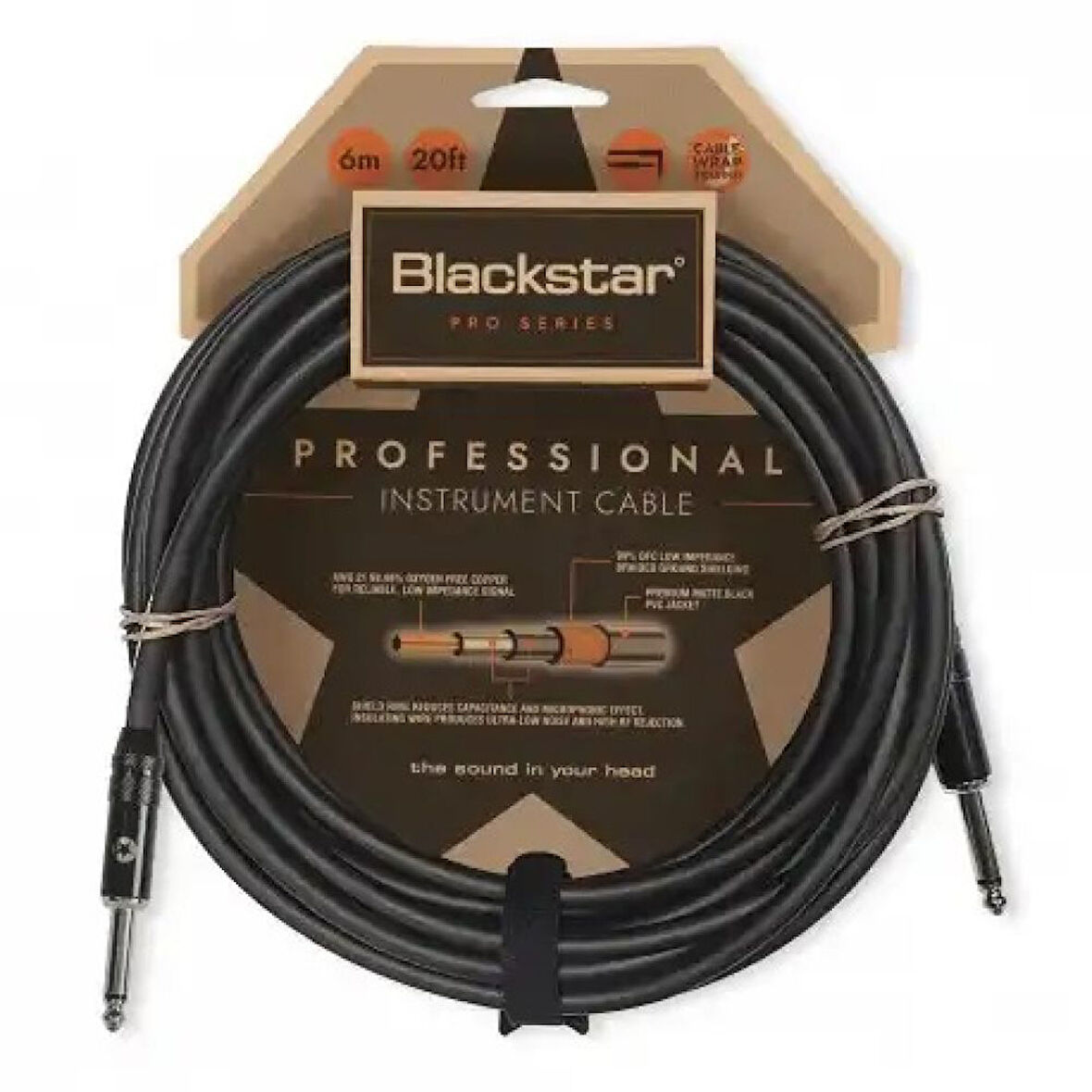 Blackstar Professional Enstrüman Kablosu (6 m)