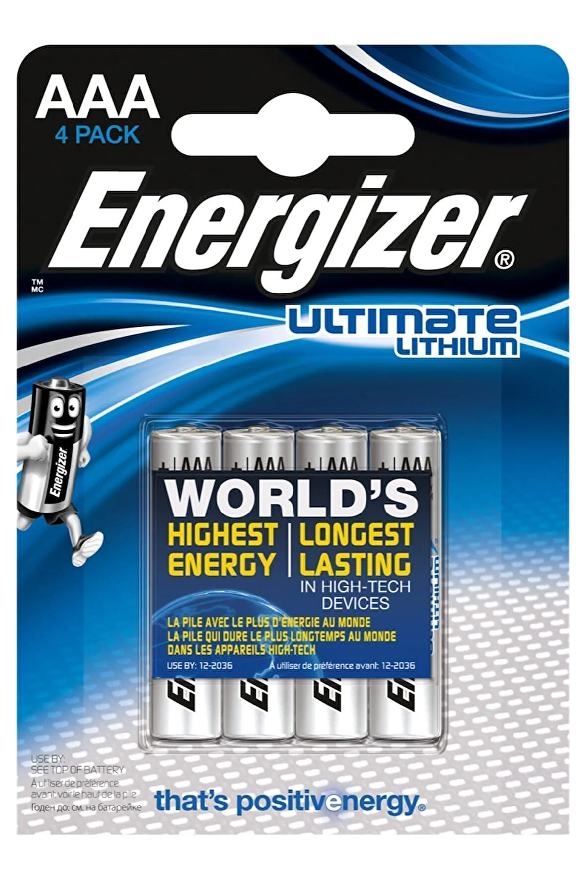 Ultimate Lithium AAA 4 lü Pil