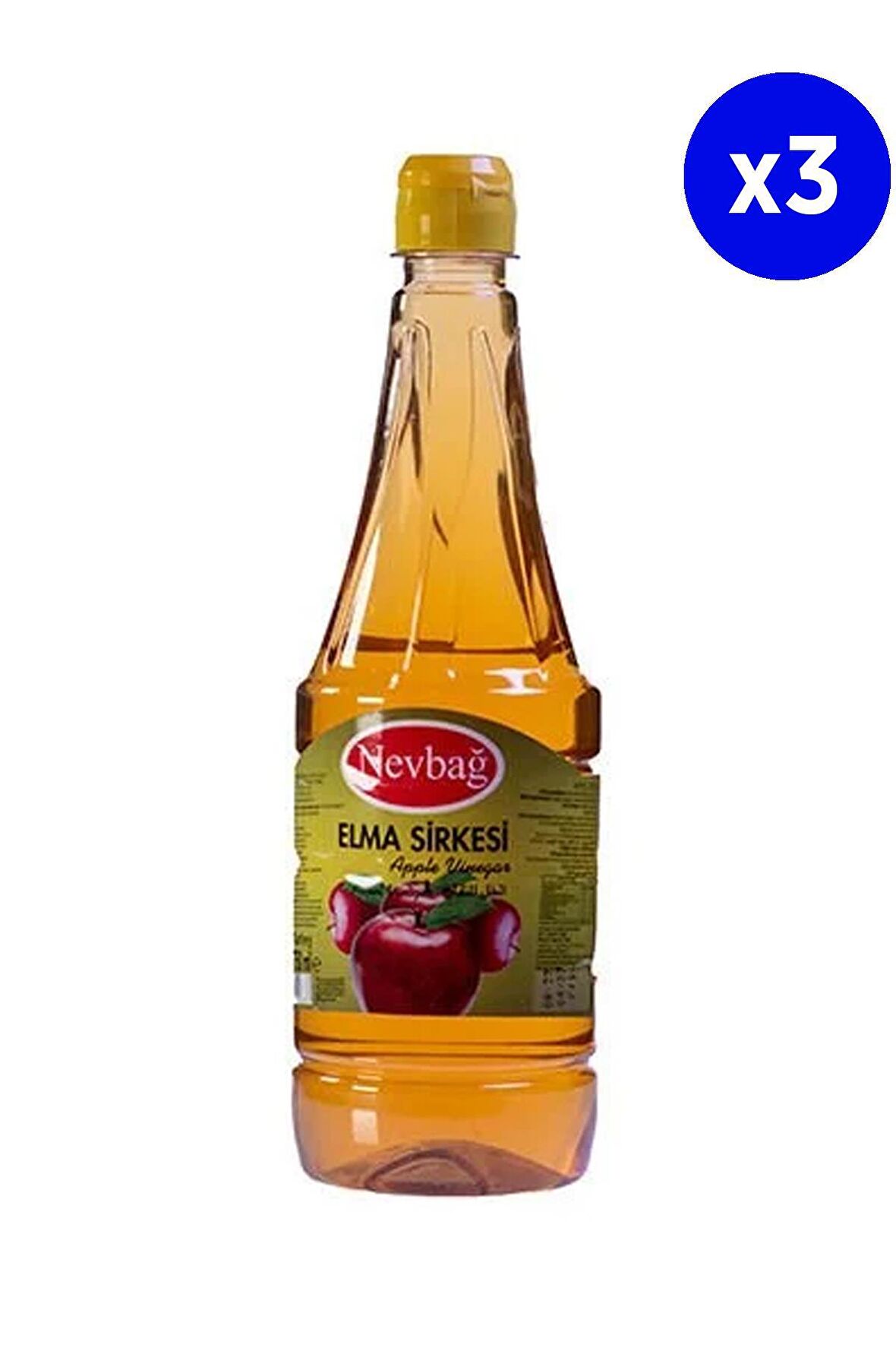 Nevbağ Elma Sirkesi 750 Ml x 3 Adet