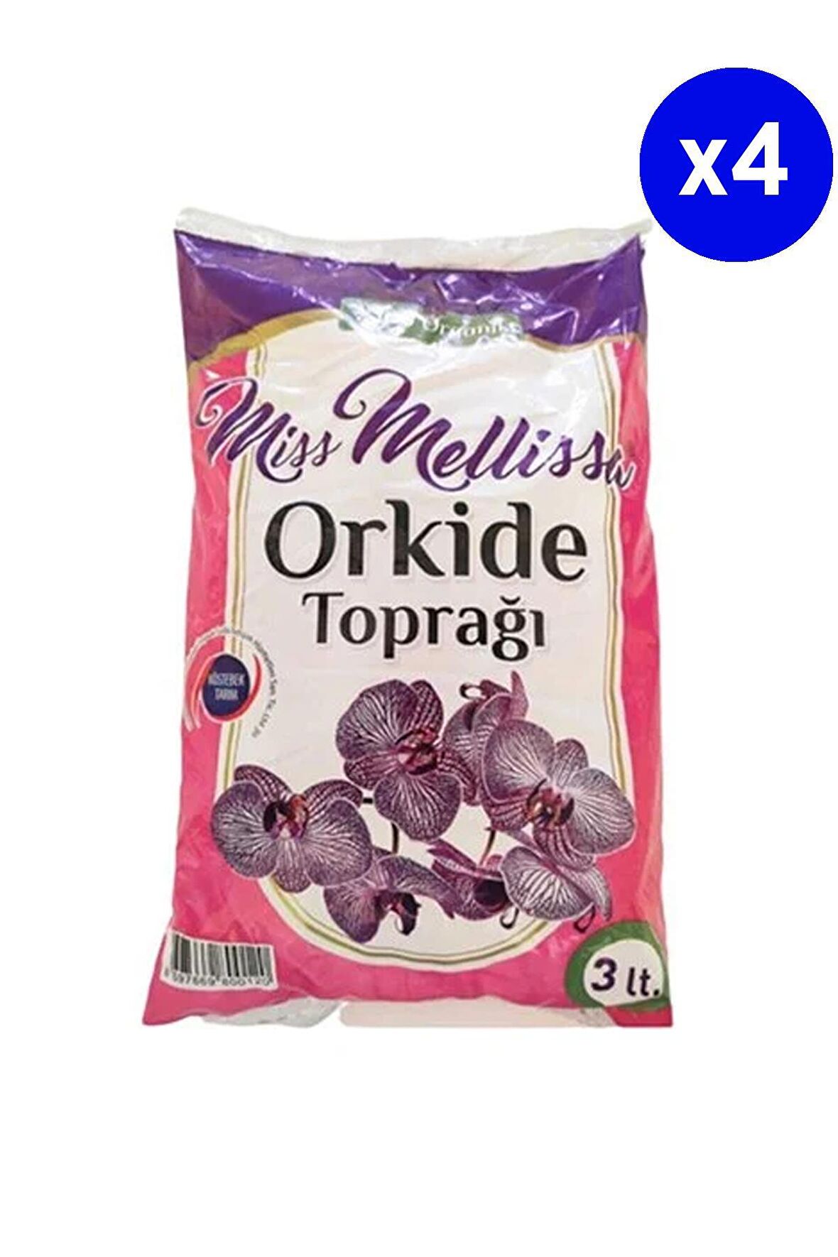 Miss Mellissa Orkide Toprağı 3 Lt x 4 Adet