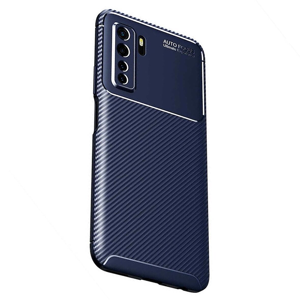 Gpack Huawei P40 Lite 5G Kılıf Negro Karbon Dizayn Silikon
