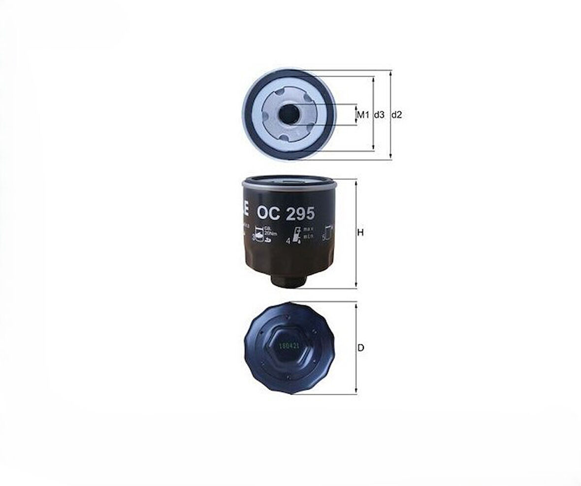 FİLTRE YAĞ POC FELİCİA FABİA A2 CADDY GOLF  66 67 1,6 96>