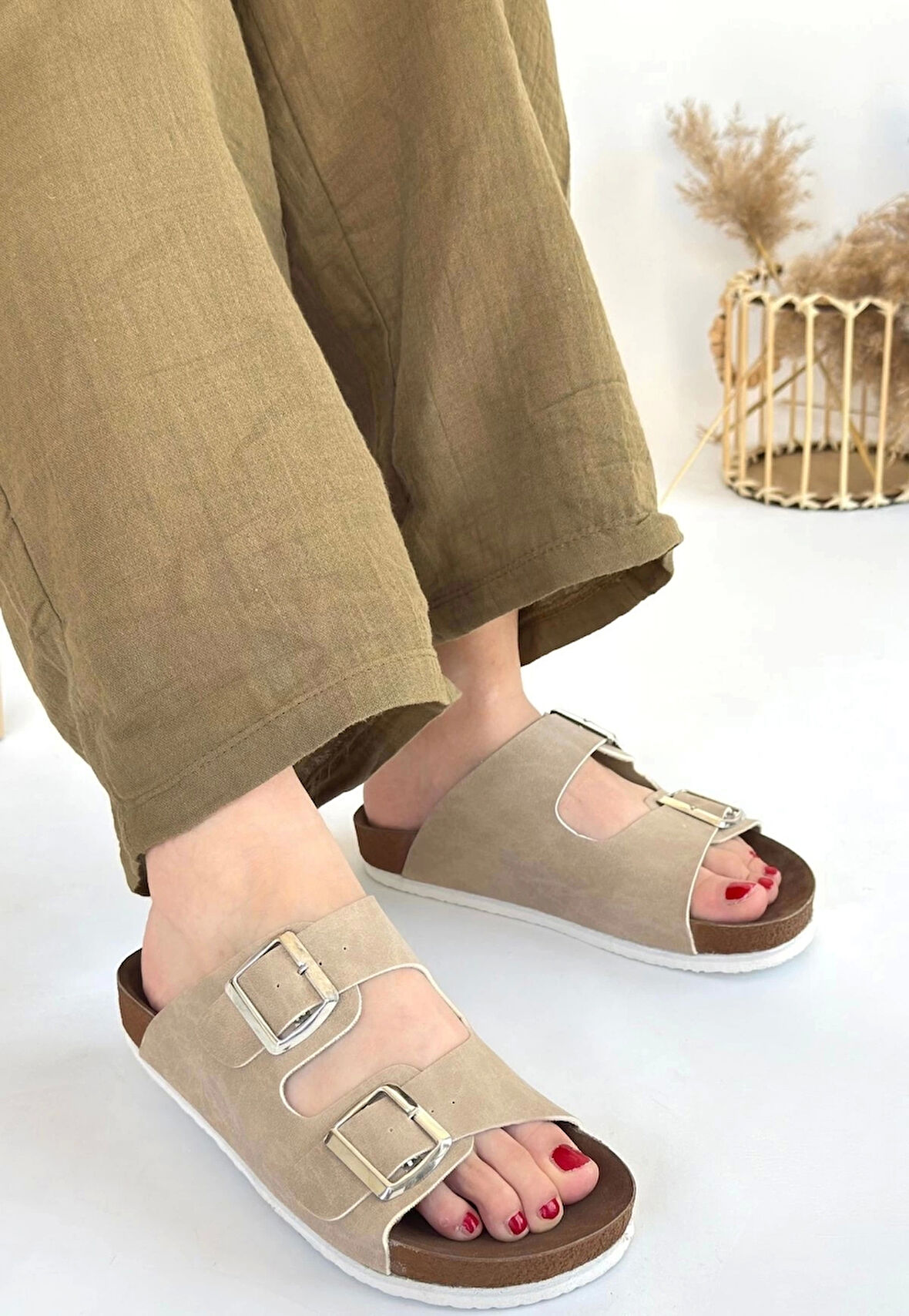 Rıno Ten Nubuk Terlik