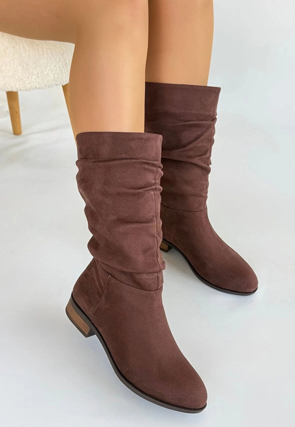 Plod Kahverengi Süet Çizme