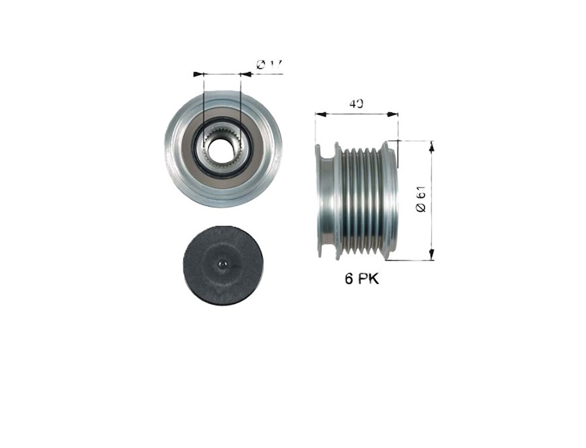 RULMAN ALTERNATÖR GERGİ CA TRANSPORTER T5
