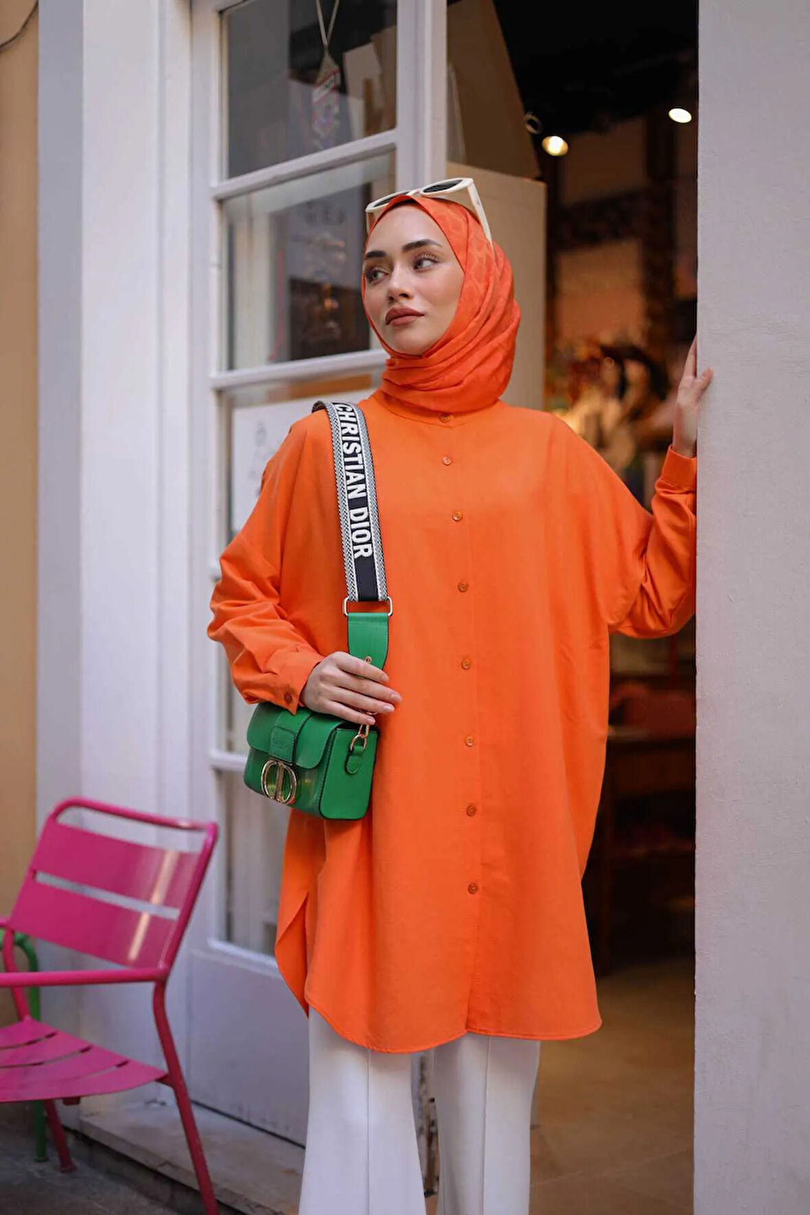 ADA Düğmeli Tunik Gömlek