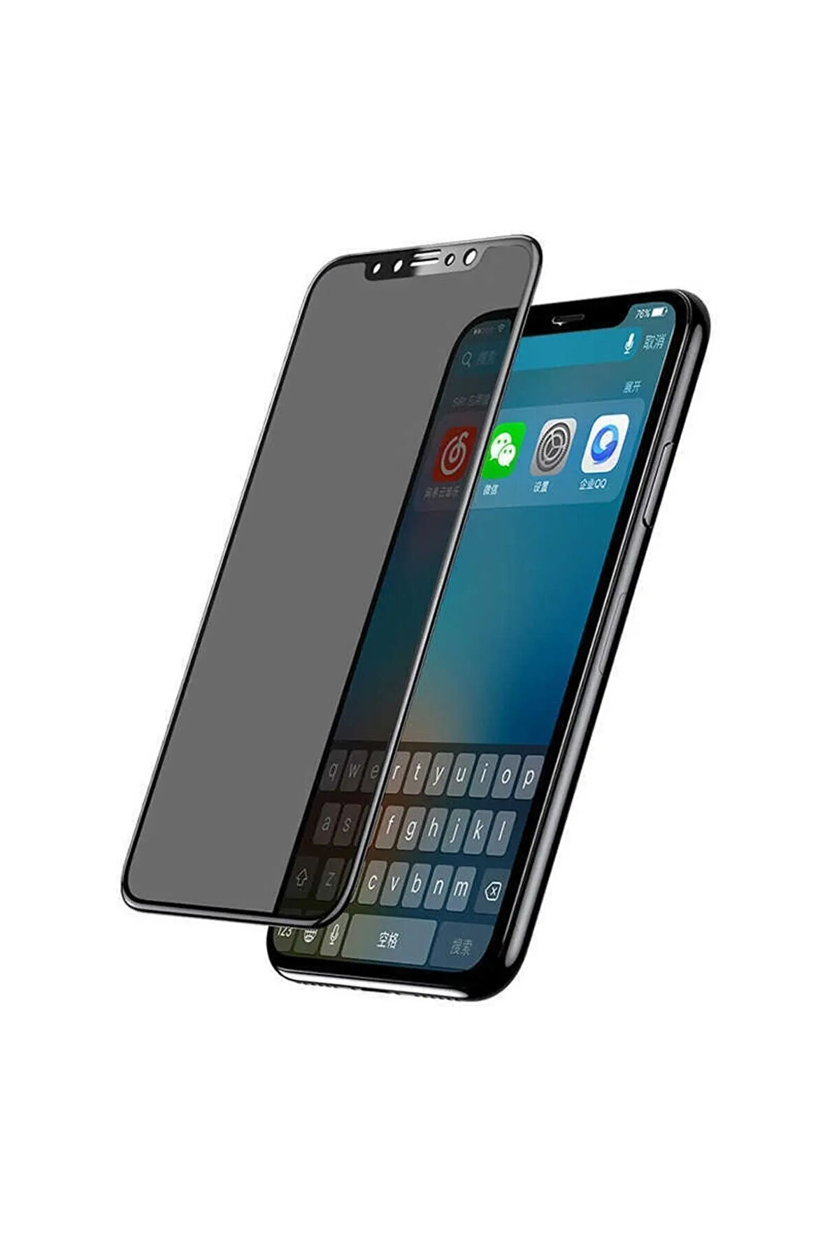 Iphone 12 Pro Max Tam Kaplayan Hayalet Seramik Ekran Koruyucu Kırılmaz Cam Uyumlu - Extra İnce