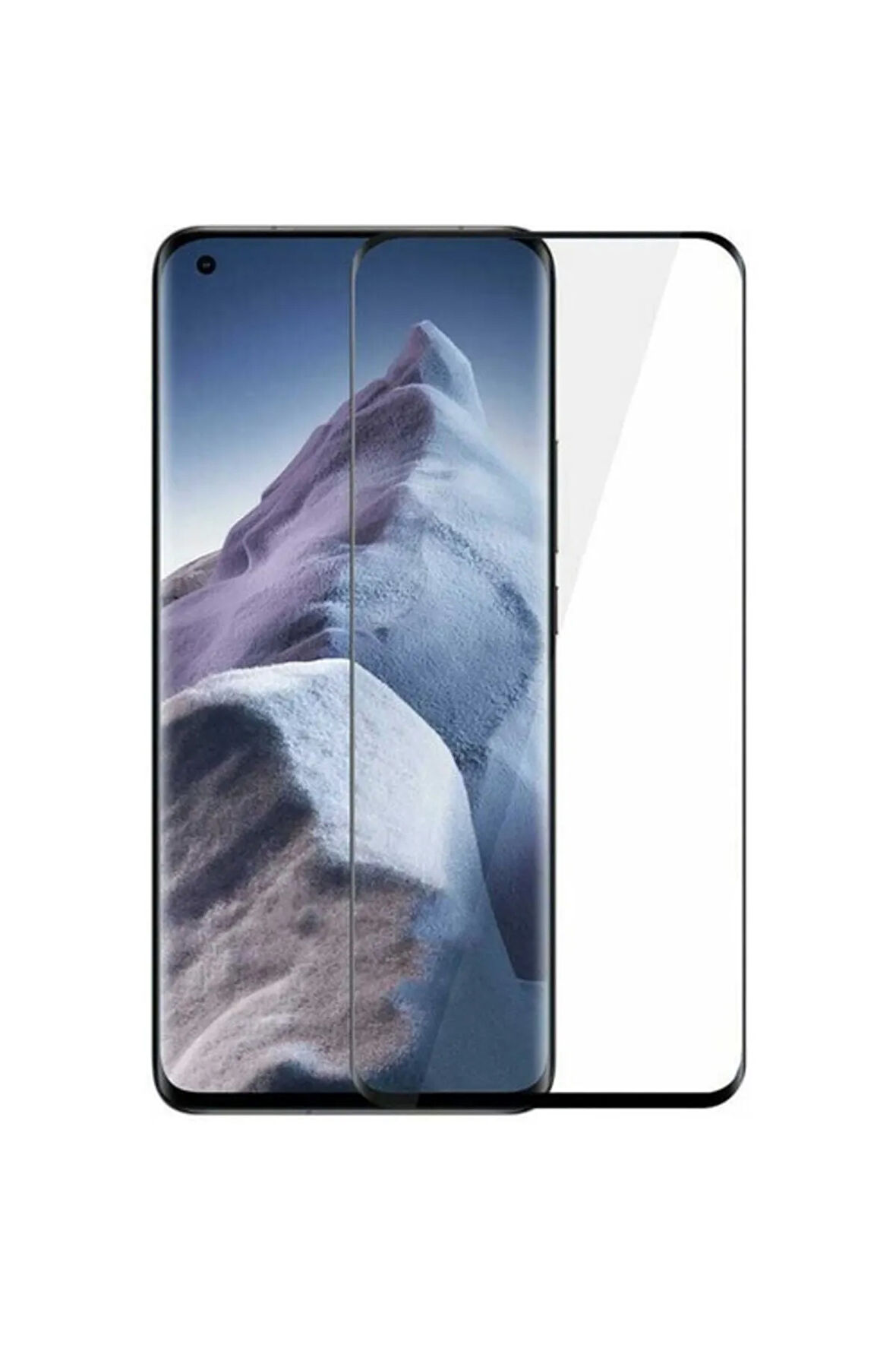 Xiaomi Mi 12t Pro Uyumlu Tam Kaptan Şeffaf Seramik Ekran Koruyucu Kırılmaz Cam - Extra İnce