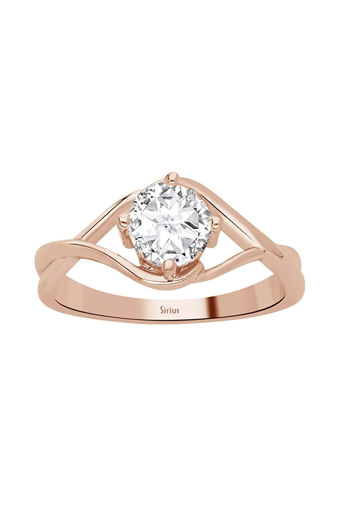 Beyaz Topaz Taşlı Moana Yüzük 1102R0048