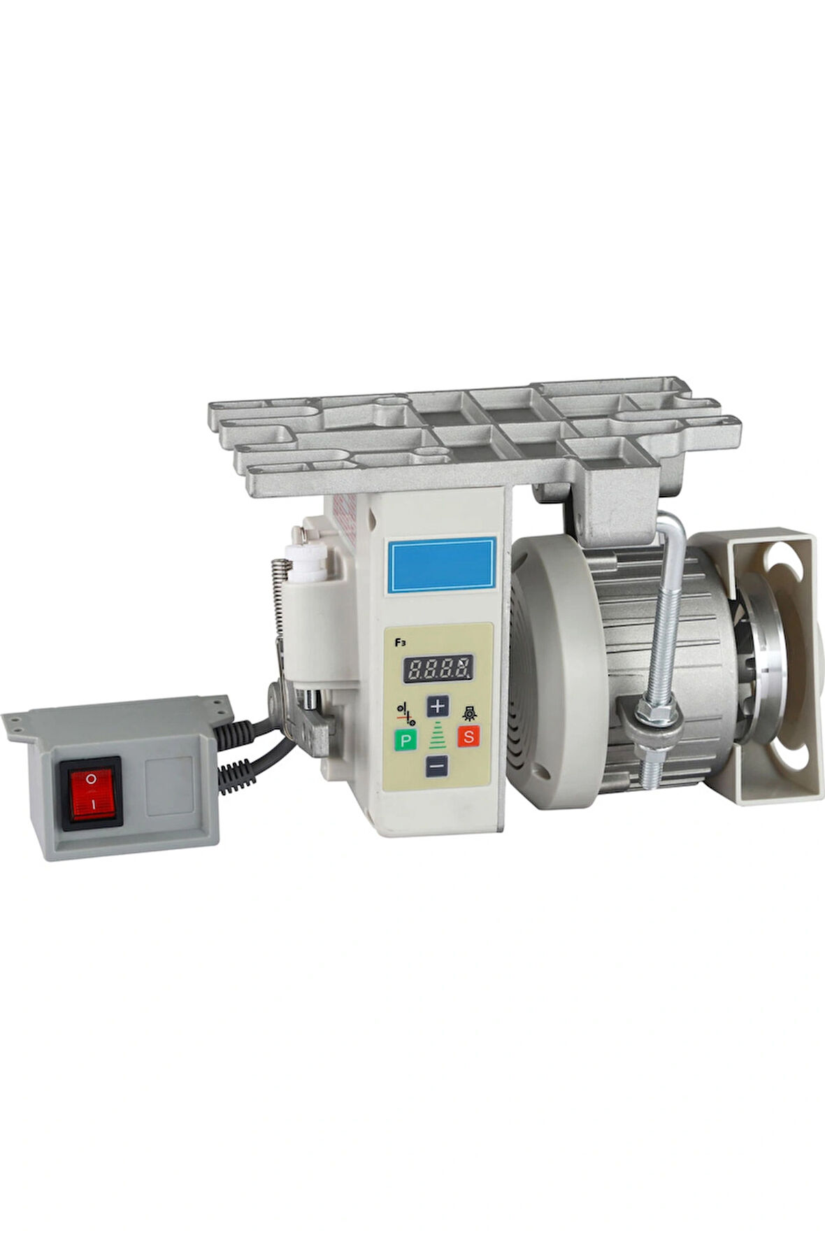 750W Sanayi Dikiş Makinaları Overlok Düz Reçme Uyumlu Sessiz Güçlü Hız Ayarlı Kayışlı Servo Motor