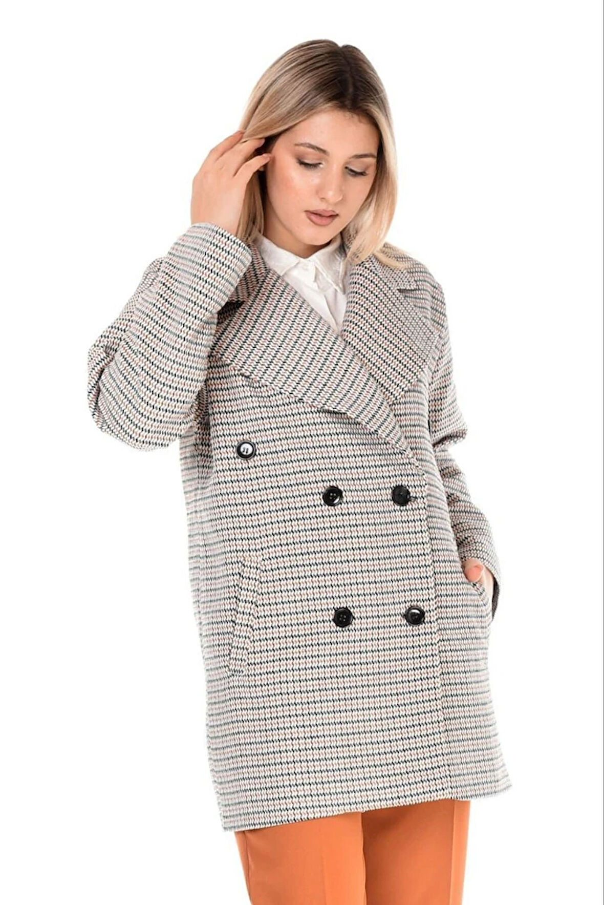 Elanor Düğme Detay Ceket TNS-1104