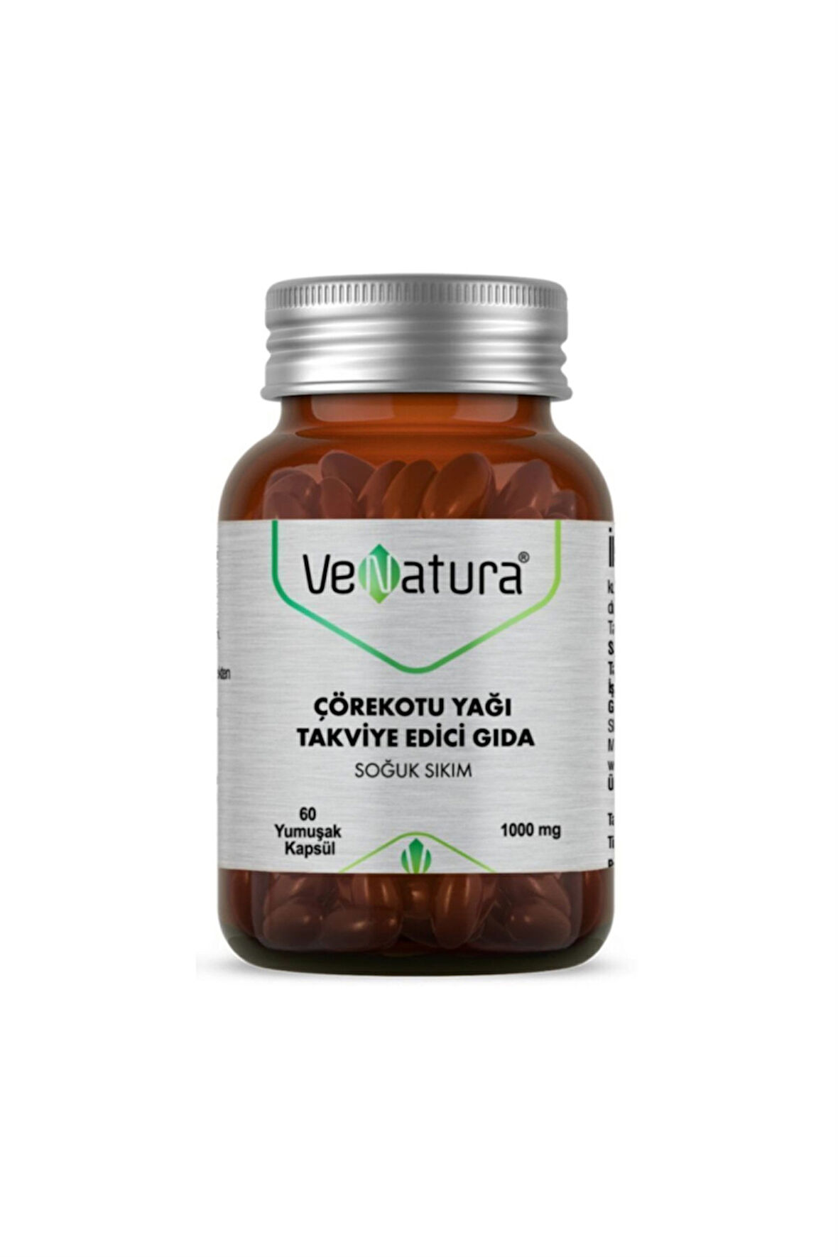 Venatura Çörekotu Yağı 1000 mg 60 Yumuşak Kapsül
