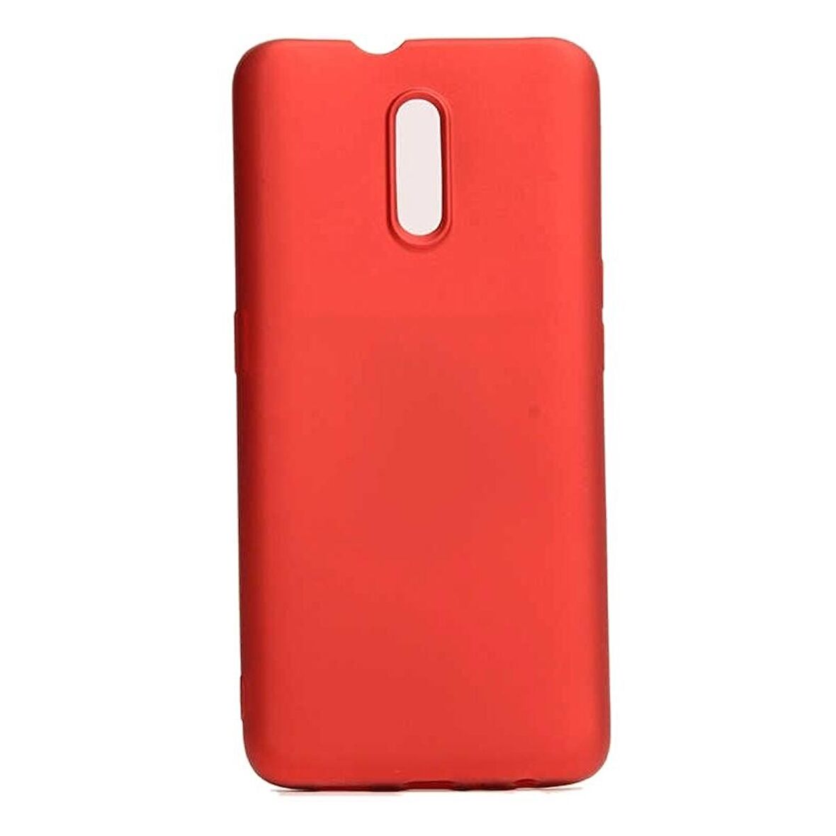 Smcase Oppo Reno Kılıf Lüks Silikon  Tam Kapatan Cam
