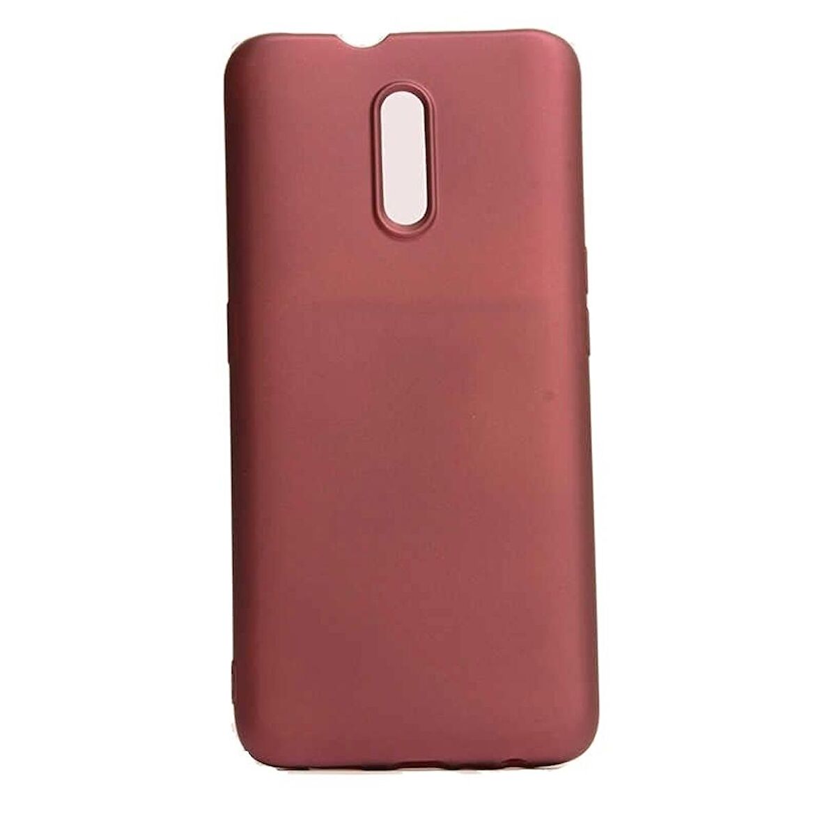 Smcase Oppo Reno Kılıf Lüks Silikon  Tam Kapatan Cam