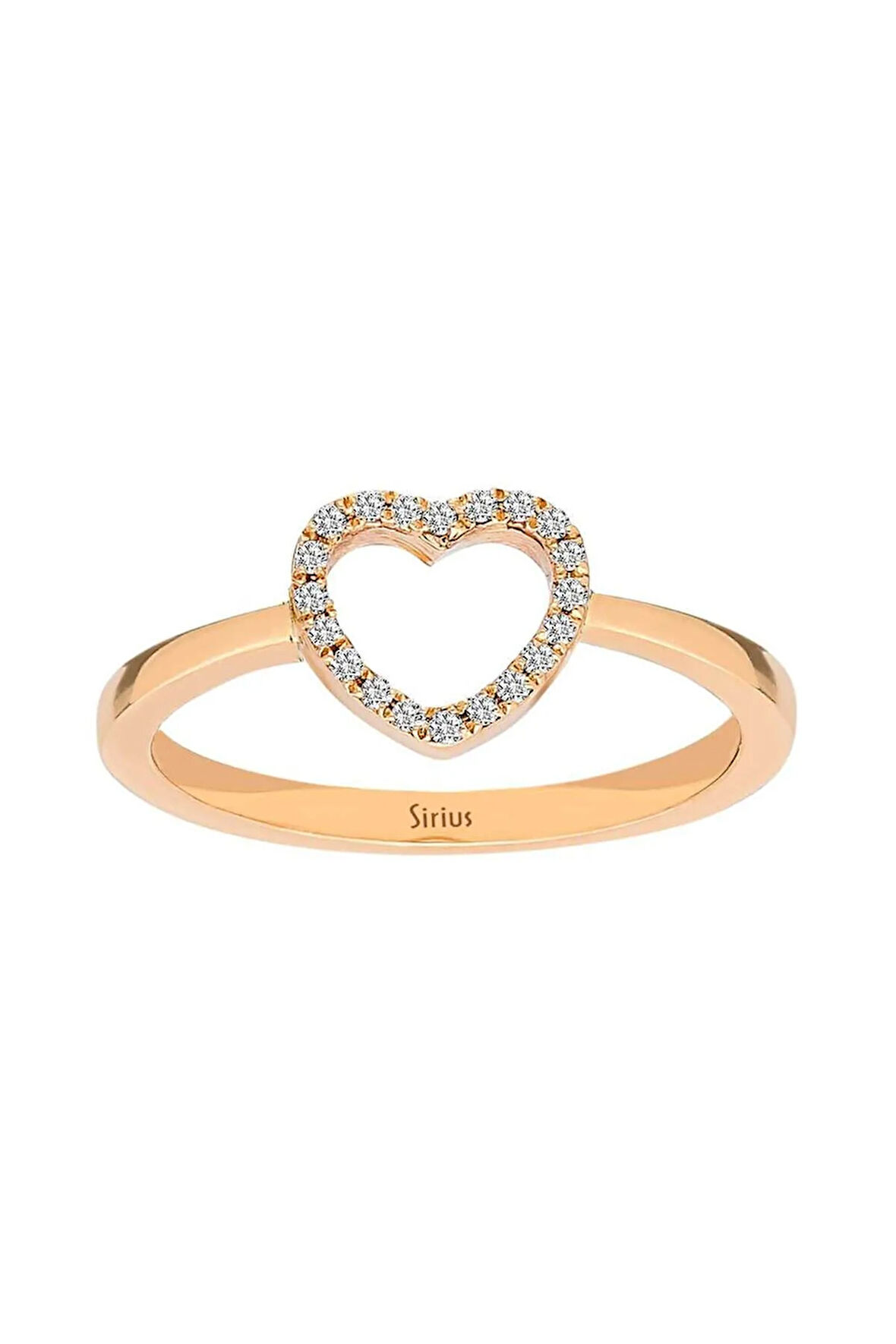 Pırlanta Kalp Yüzük