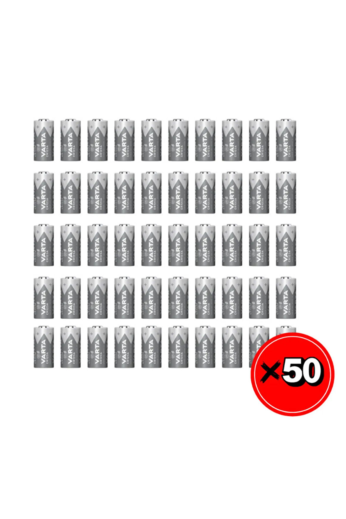 CR123A Dökme Pil 50'li
