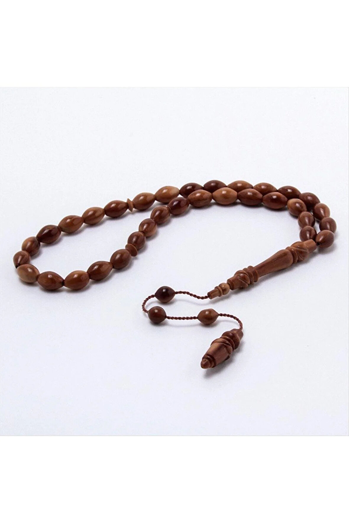 Oymalı İri Arpa Kesim Kuka Tesbih 8mm