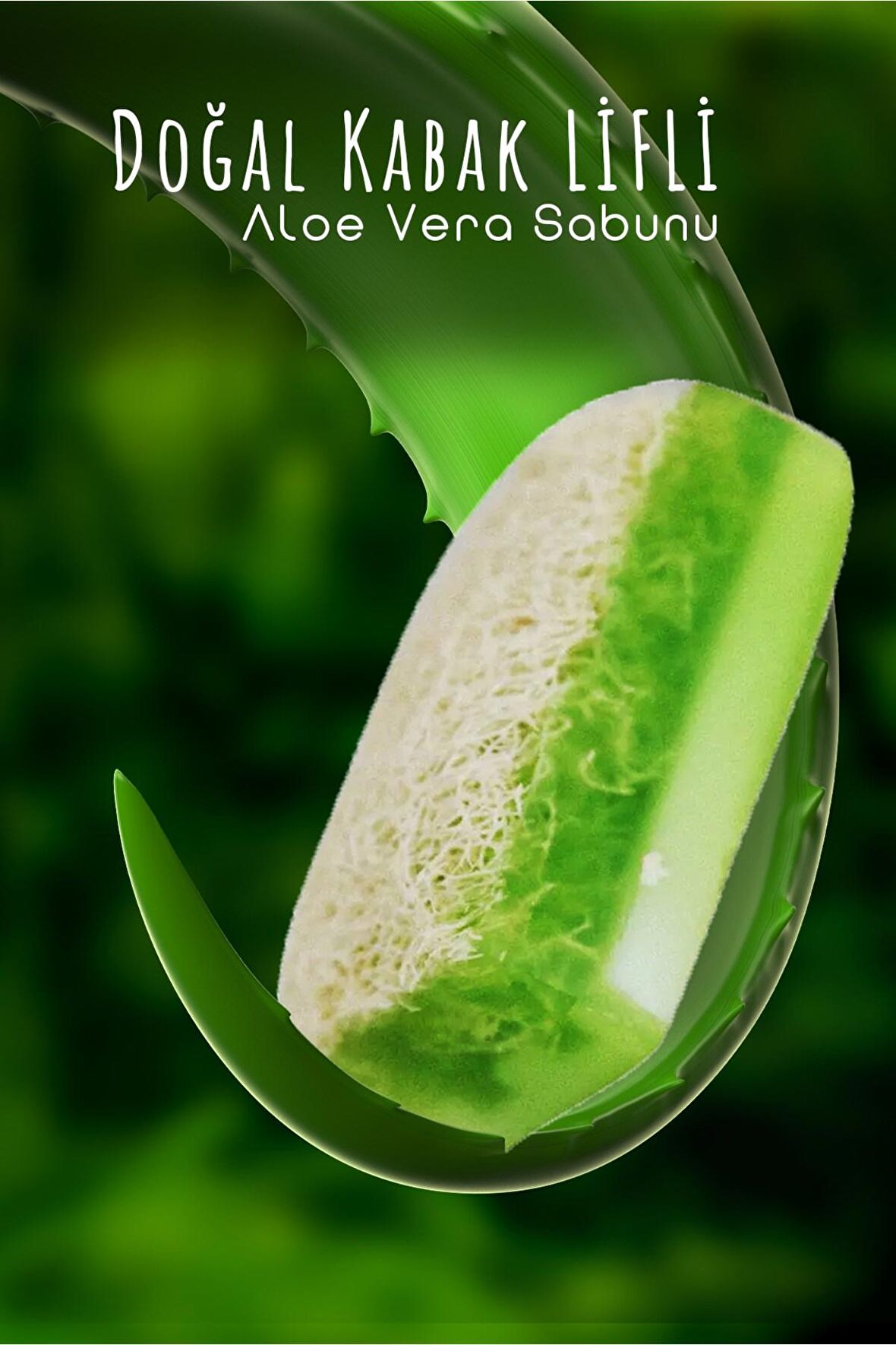 Ma'Vessa Doğal Kabak Lifli Aloe Vera Sabunu 120 gr