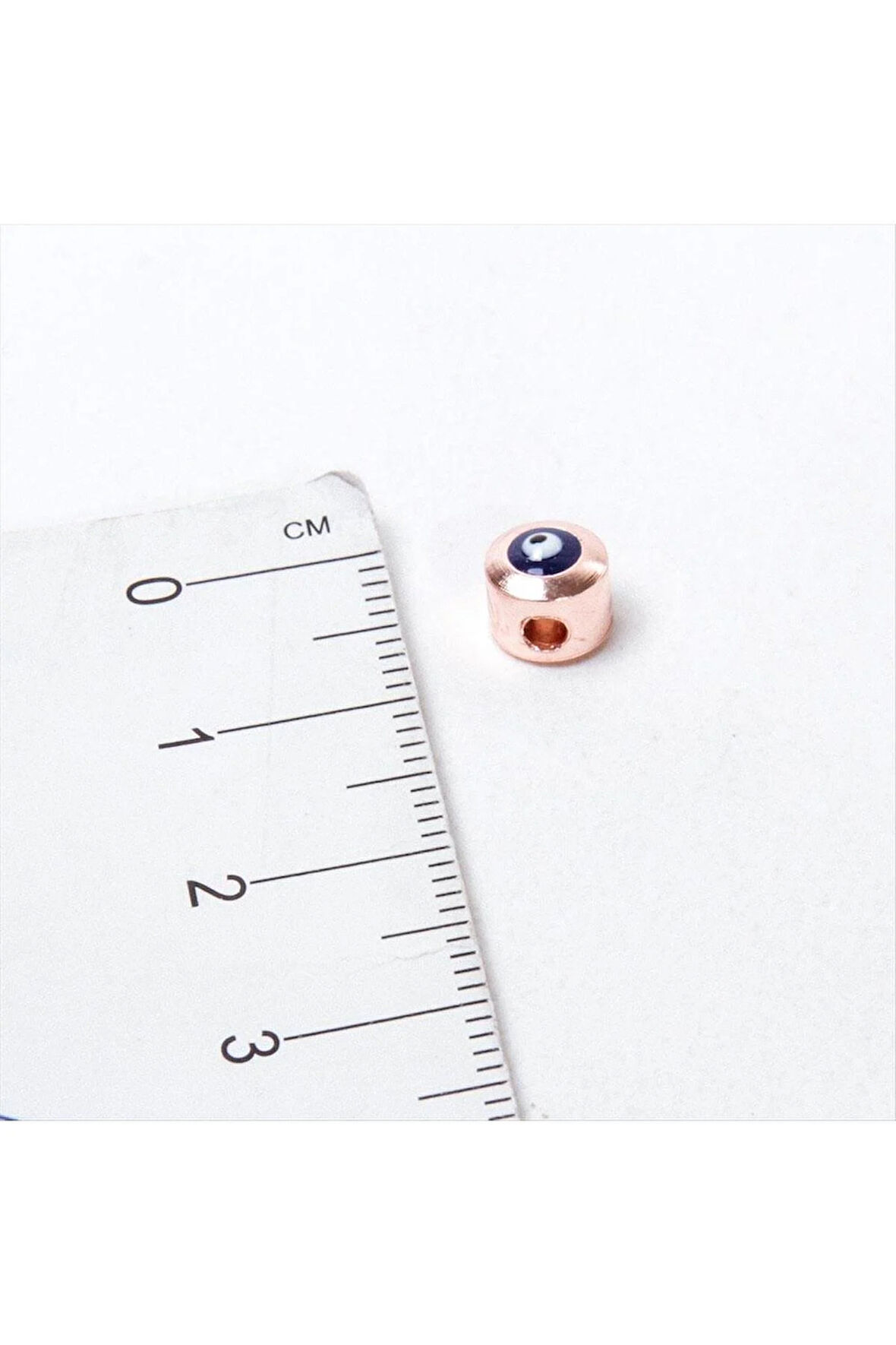 Delikli Nazar Boncuklu Metal Ara Aparat