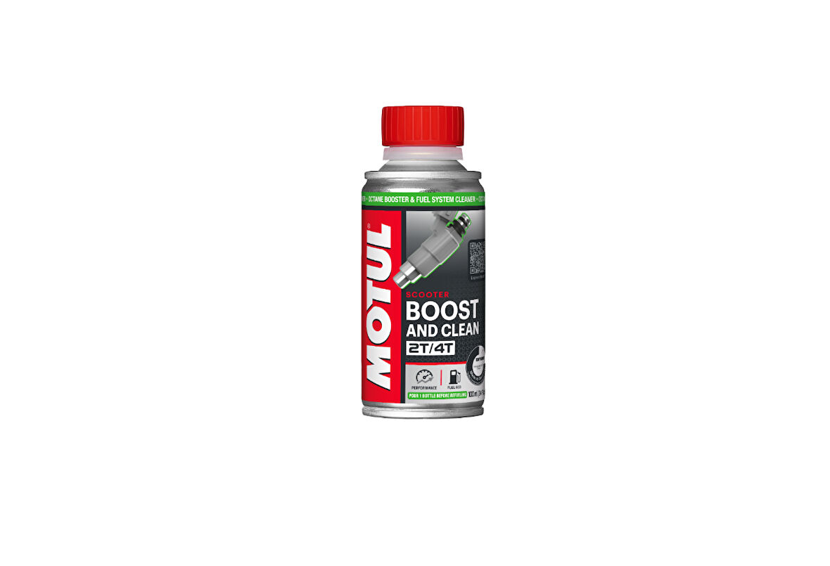 MOTUL Boost and Clean Scooter - Oktan Arttırıcı ve Yakıt Temizleyici 100 ml