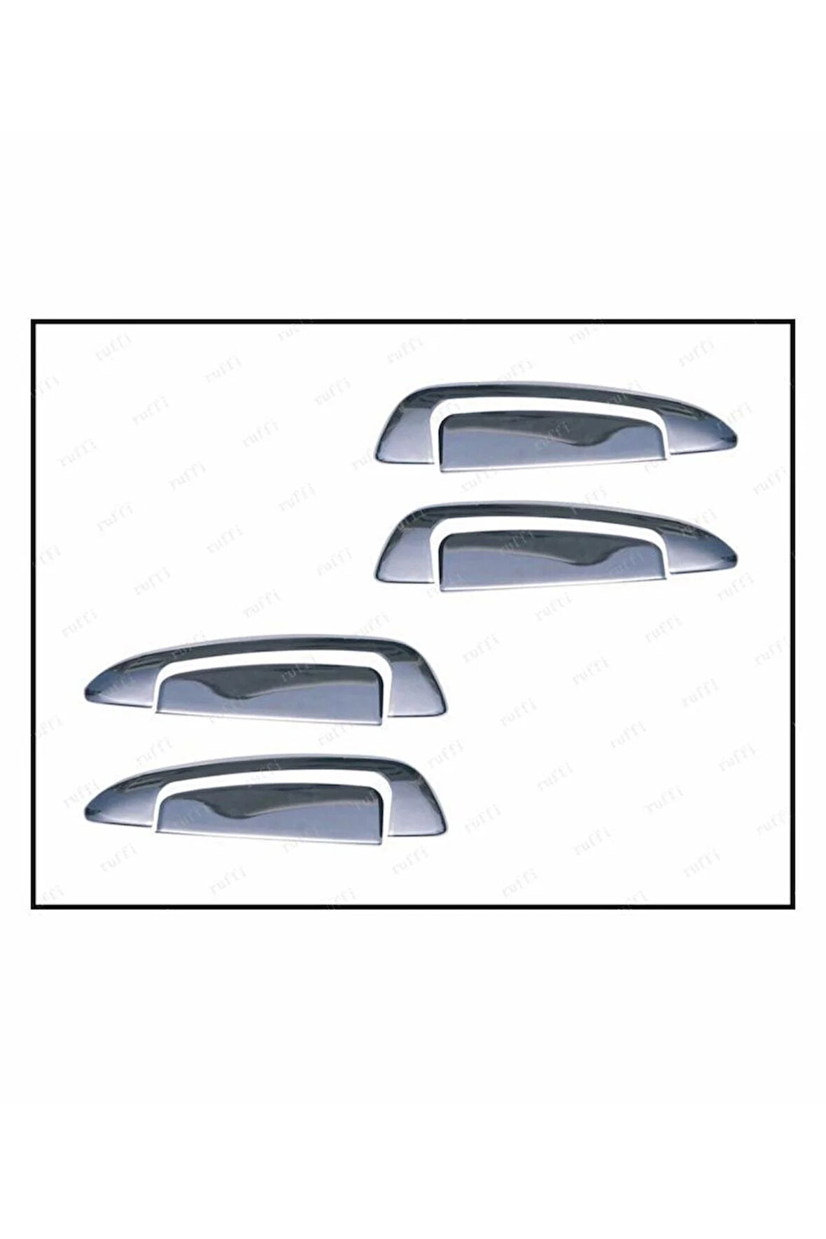 Fiat Grande Punto Krom Kapı Kolu 4 Kapı 8 Parça 2005 Ve Üzeri Paslanmaz Çelik