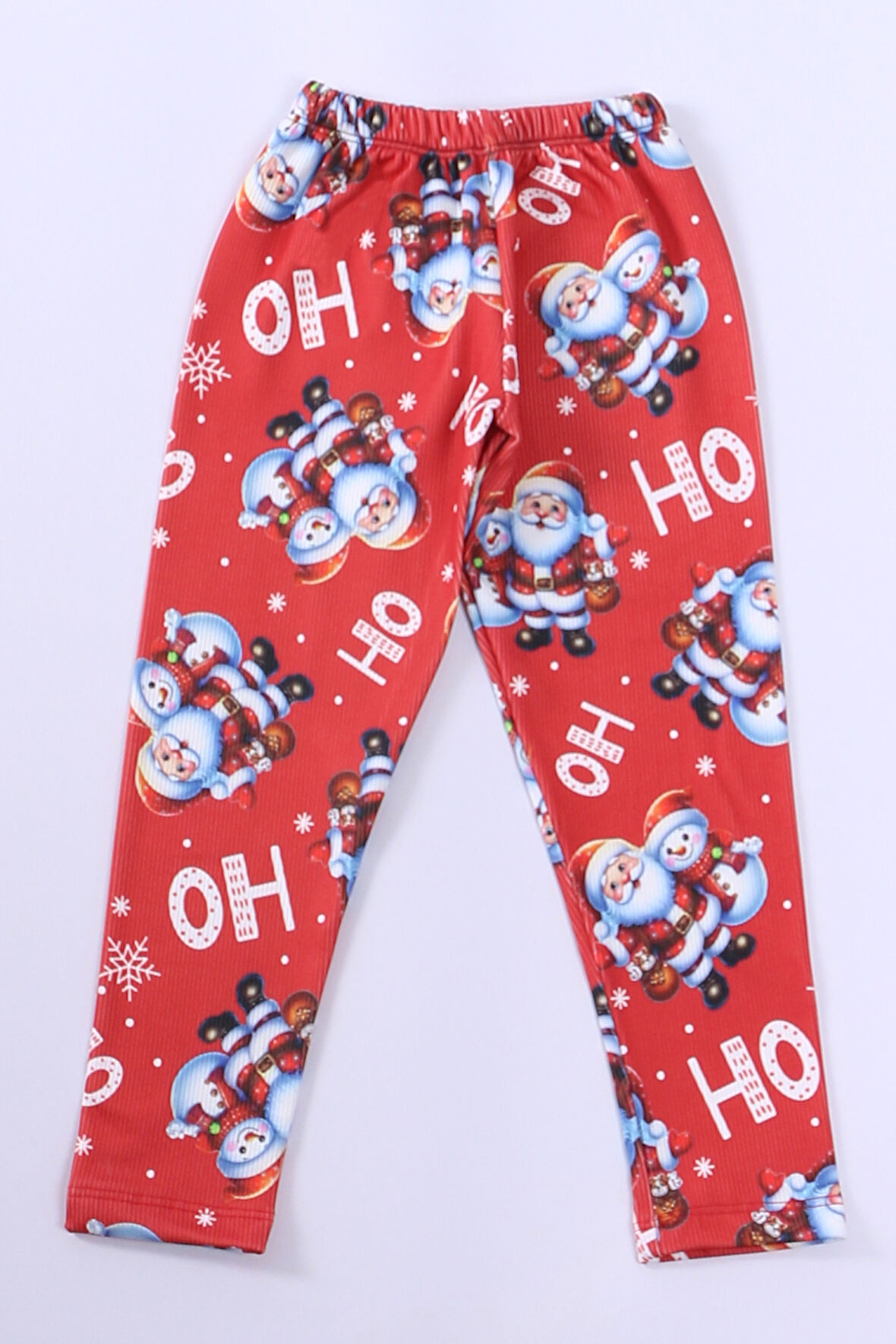 KIZ ÇOCUK YILBAŞI TAYT NOEL BABA BASKILI E31