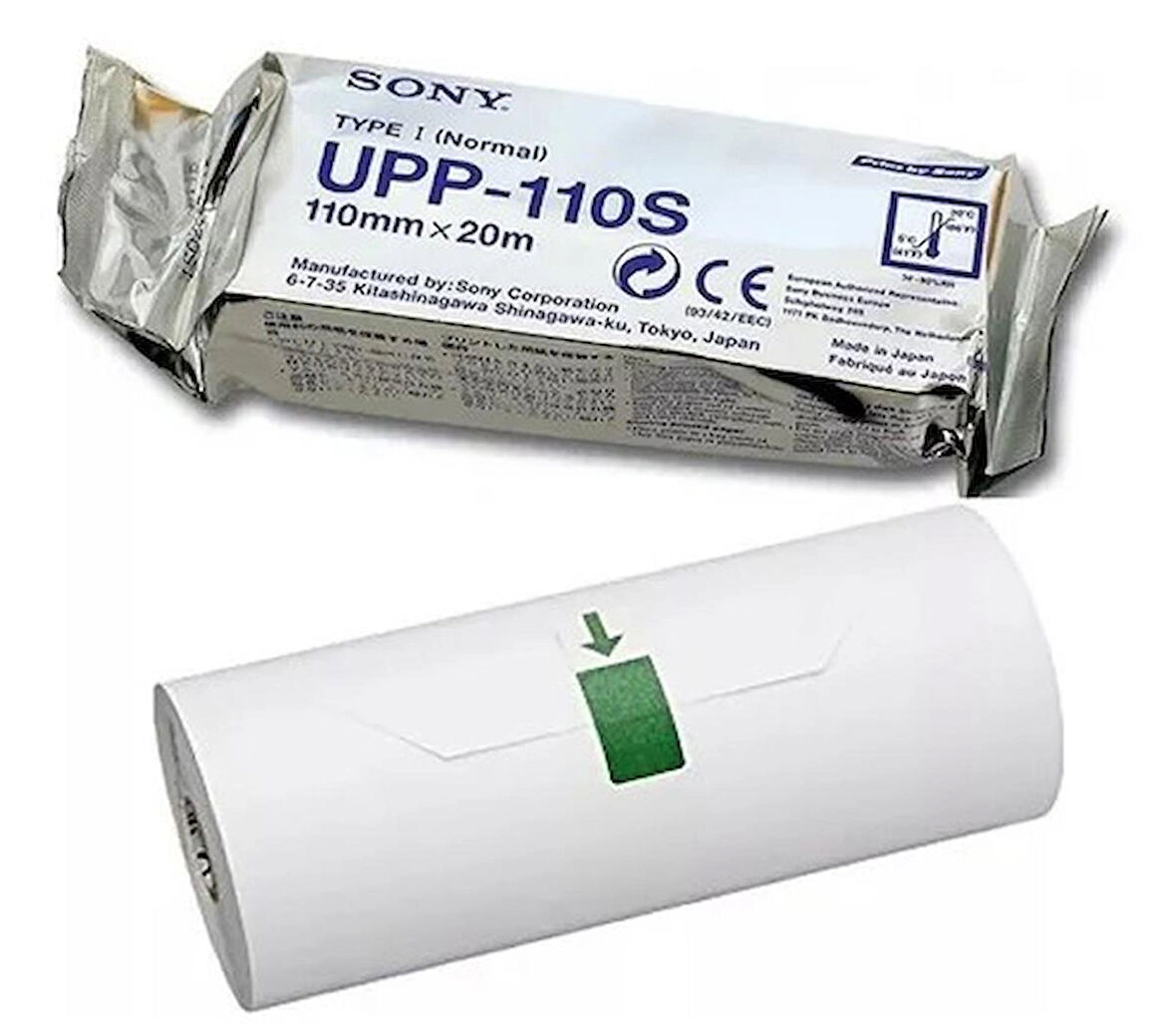 Sony Upp 110S Print Media Ultraon Kağıdı - 1 Adet Rulo - Termal Baskı Kağıdı