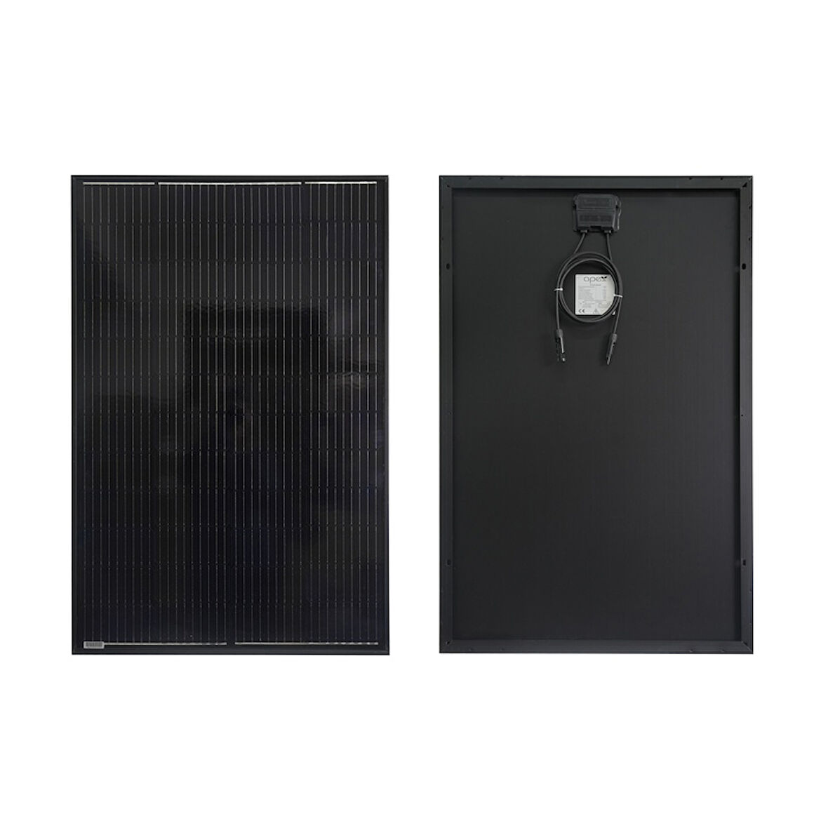 155W HalfCut Monokristal Full Black Güneş Panel