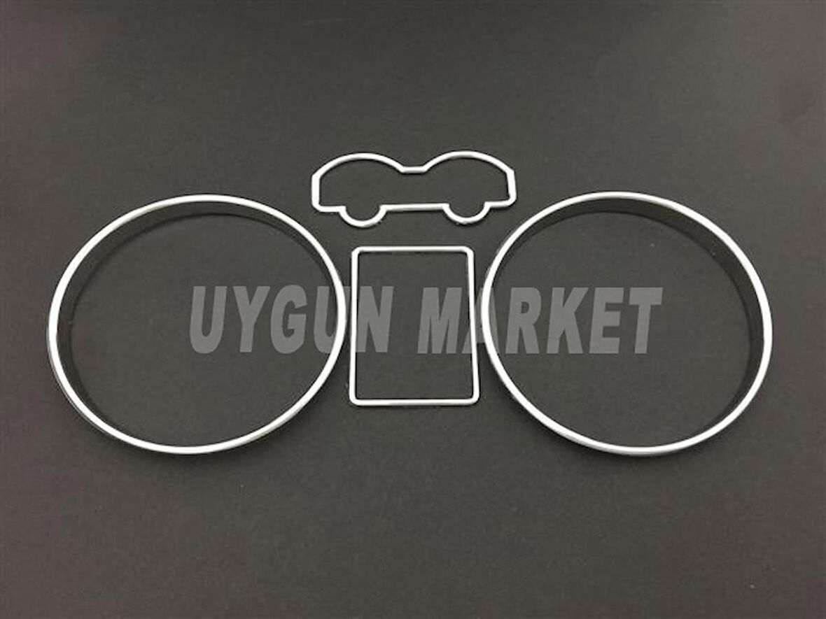 Volkswagen MK4 Jetta Gösterge Krom Çerçevesi, Jetta Kadran Çerçevesi, Jetta Gösterge Halkası