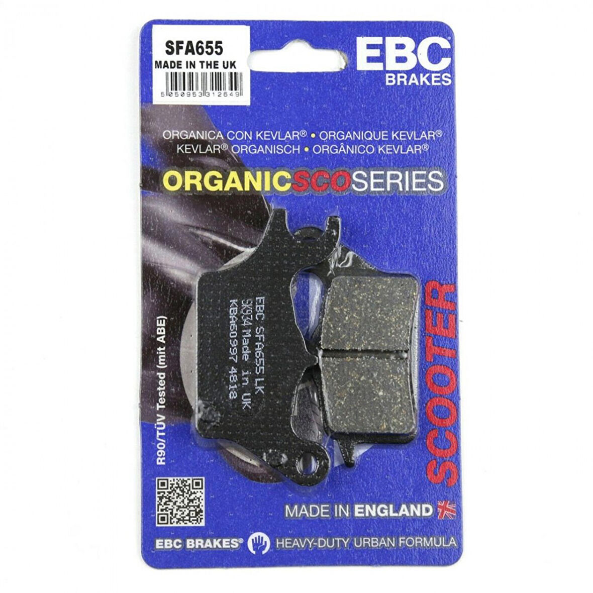 Ebc Fren Balatası Sfa655 Sağ Yamaha Mw Mws 125 Trıcıty 357 Arora Zrx200