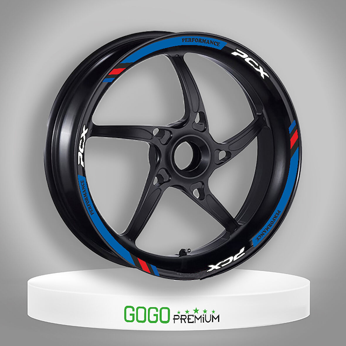 Gogo Jant Şeridi M Power Mavi Honda Pcx 125 150 2010-2021