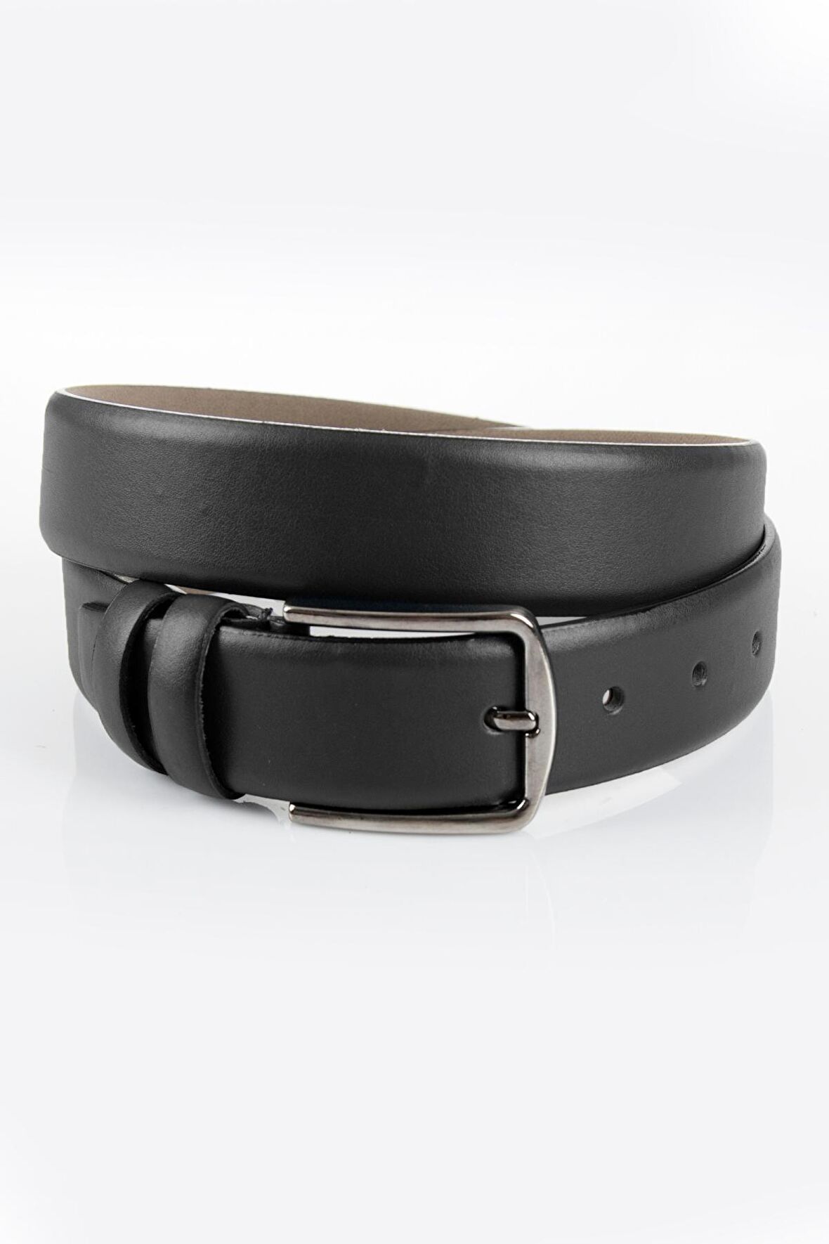 Erkek Siyah Klasik Mat Kemer 1701350