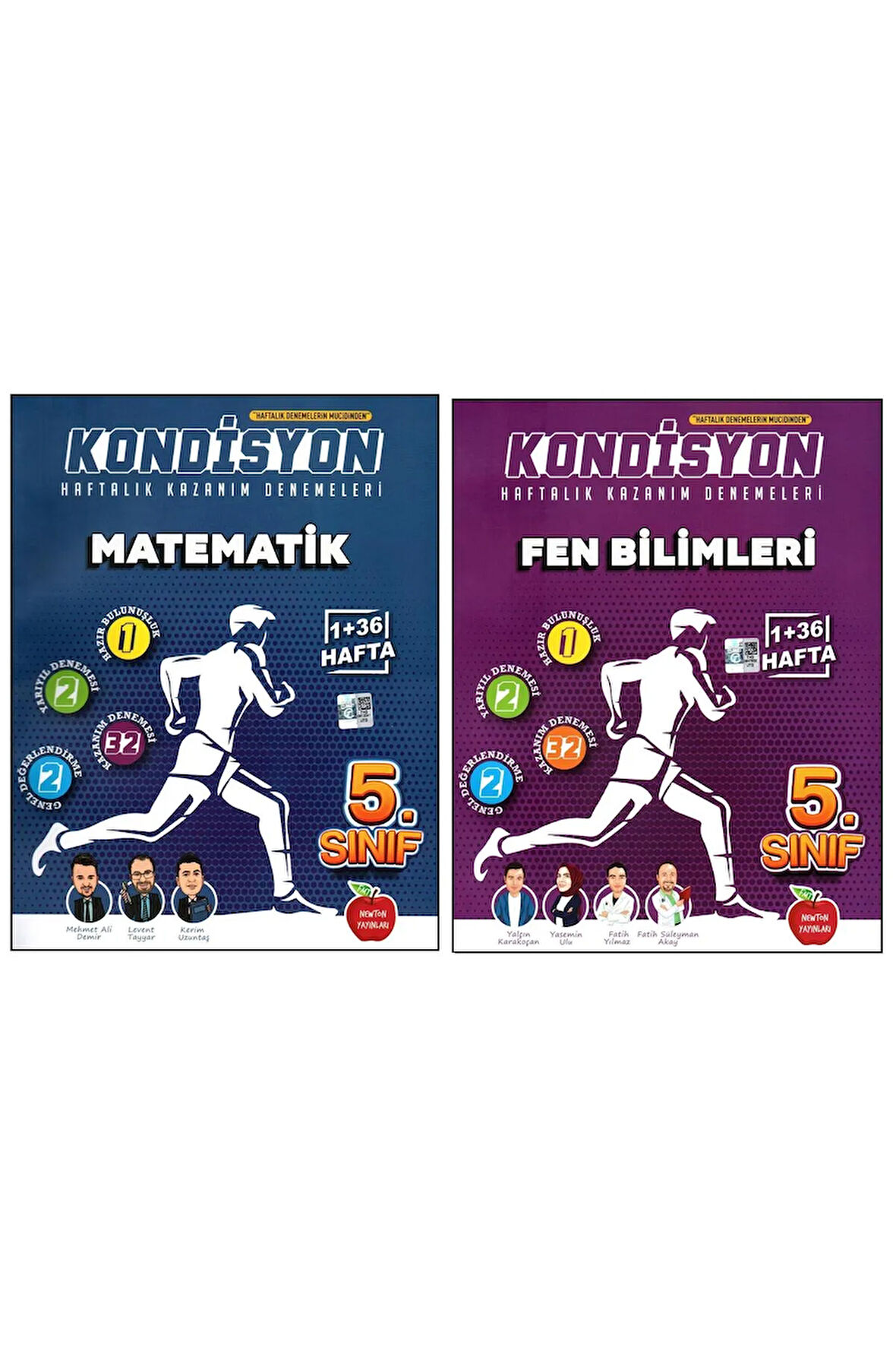 Newton 5. Sınıf Matematik + Fen Bilimleri Kondisyon Denemeleri 2 Kitap