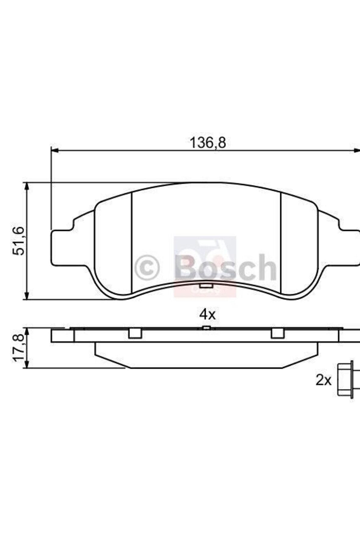 0986494027 Peugeot 301 12- Ön Fren Balatası Citroen C2-c3-c4 Berlingo Xsara P207 06- uyumlu