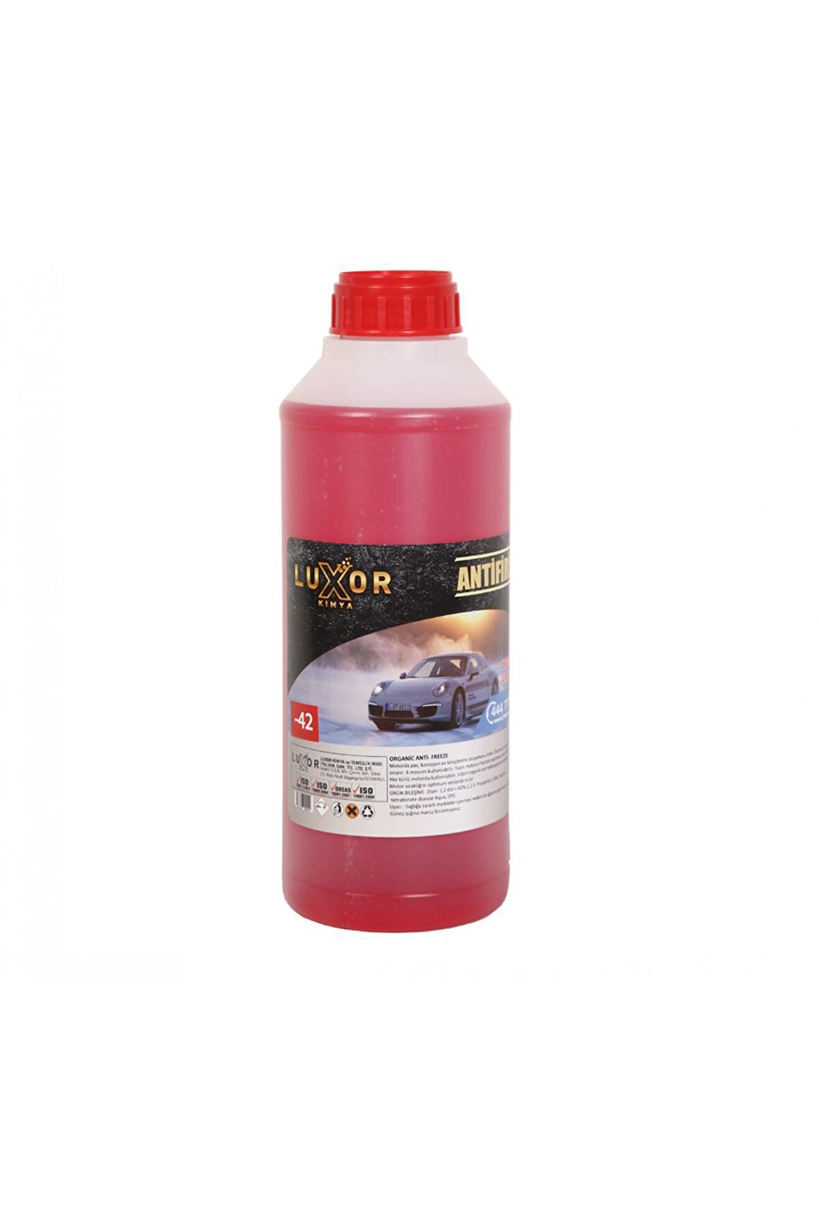 Luxor Kimya 4 Mevsim -42  Kırmızı Antifiriz 1.5 Litre