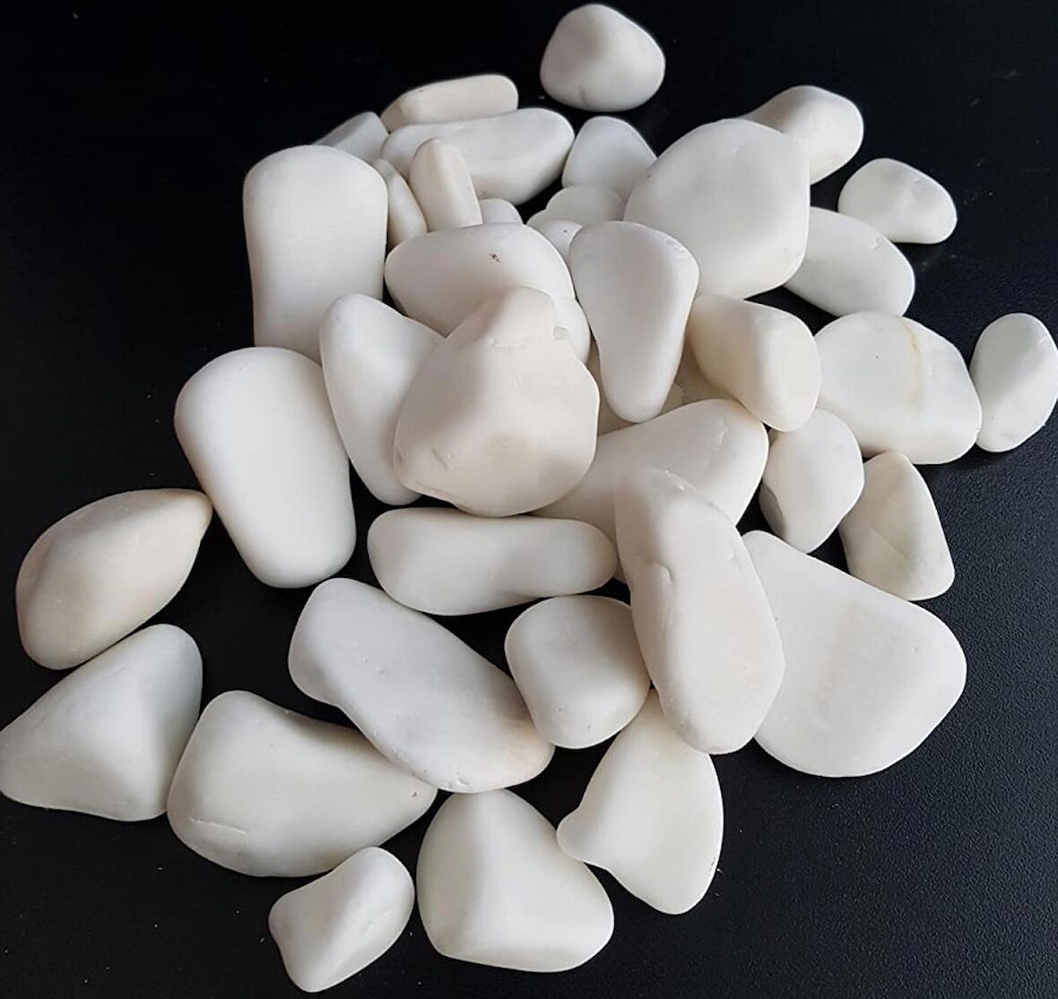Dolomit Taş Beyaz Taş 150 Kg 2-4 Cm Dere Taşı Çakıl Taşı Dolamit