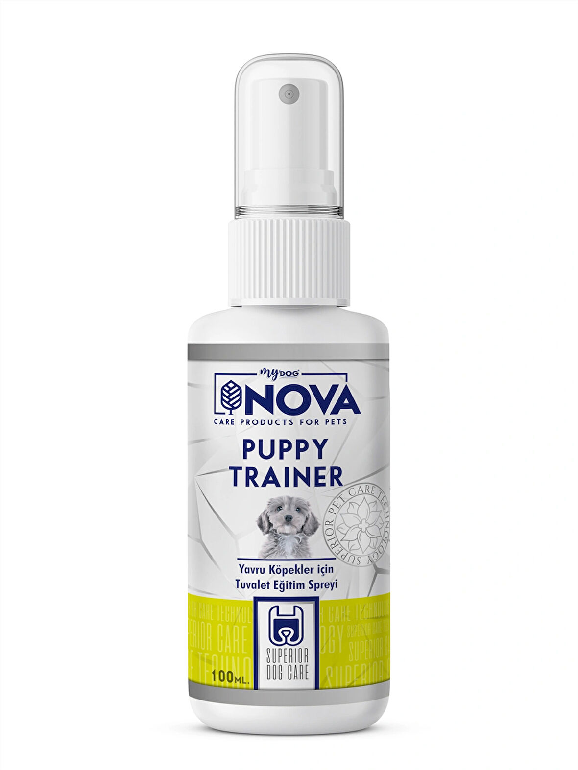 Nova Puppy Trainner Yavru köpekler için tuvalet eğitim spreyi 100ml